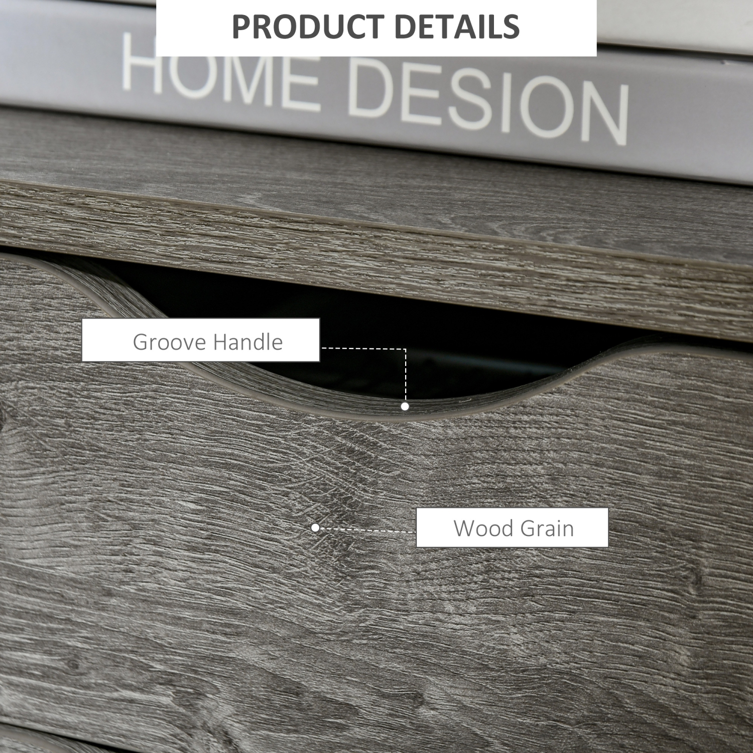 Table de chevet HOMCOM avec 2 tiroirs, table d'appoint industrielle avec tablette de rangement, table d'appoint pour chambre, salon, gris