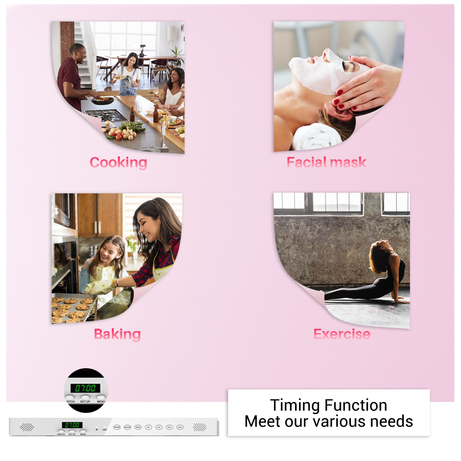 SYLVOX Kitchen TV, 15,6&nbsp;po TV sous armoire, 1080P Televison pour cuisine, téléviseur intelligent intégré Google Play, prise en charge Wi-Fi