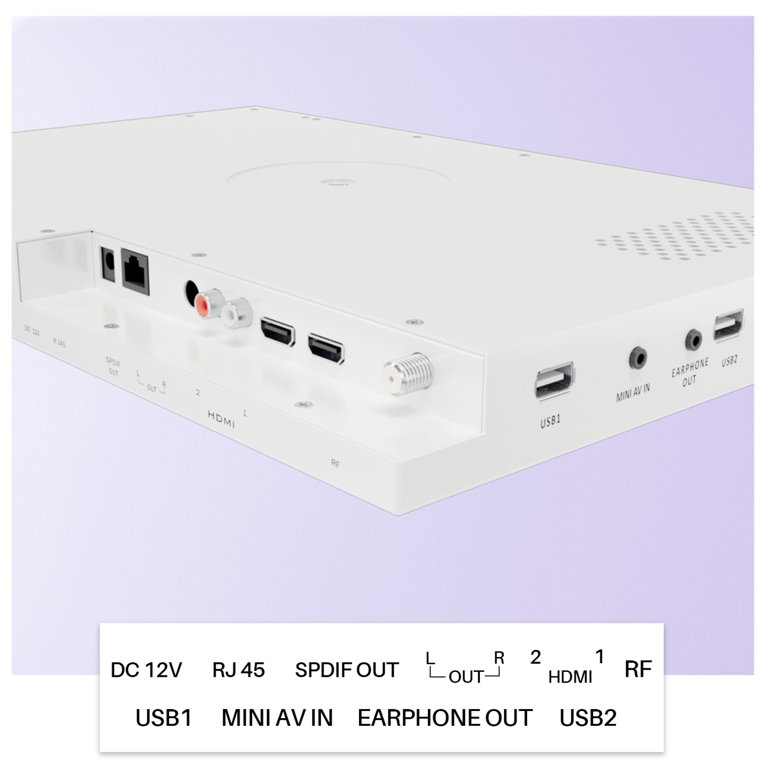 SYLVOX Kitchen TV, 15,6&nbsp;po TV sous armoire, 1080P Televison pour cuisine, téléviseur intelligent intégré Google Play, prise en charge Wi-Fi