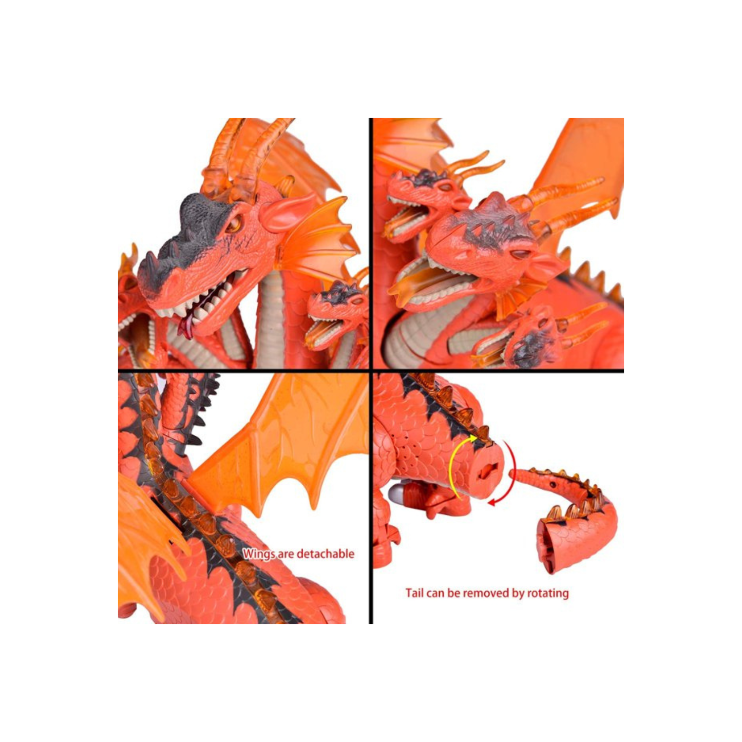 Fun Little Toys F-366 7 Headed Dragon With Light & Sound