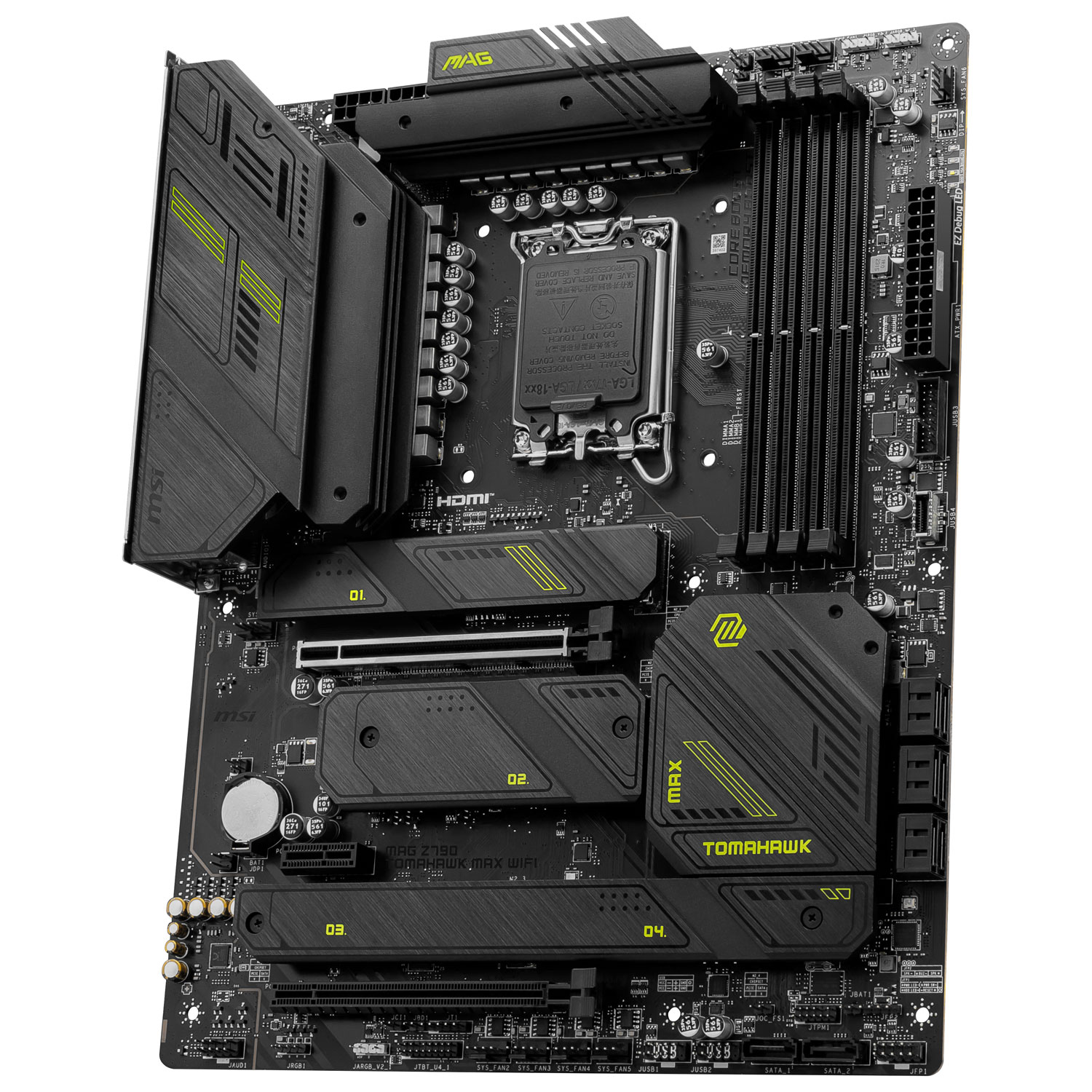 Carte mère MAG Z790 Tomahawk ATX LGA 1700 DDR5 de MSI pour processeurs de 14e gén. d'Intel