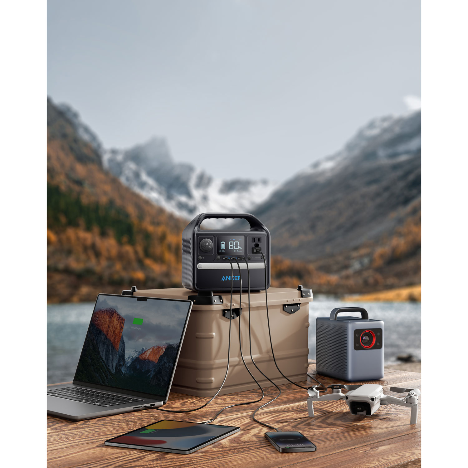 Anker SOLIX 522 Portable Power Station - 357 Watts | Best