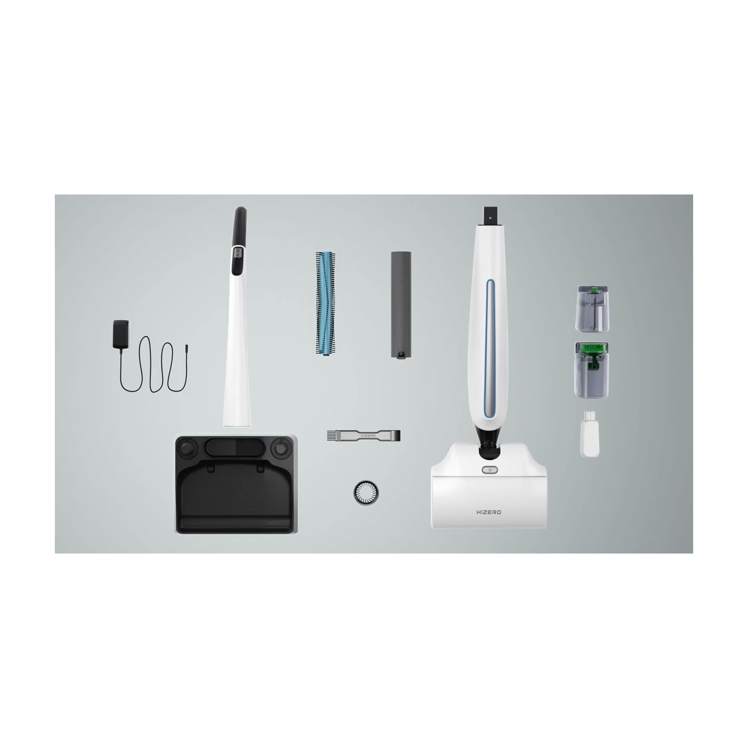 NETTOYANT POUR PLANCHERS DURS HIZERO 4 EN 1 BIONIC