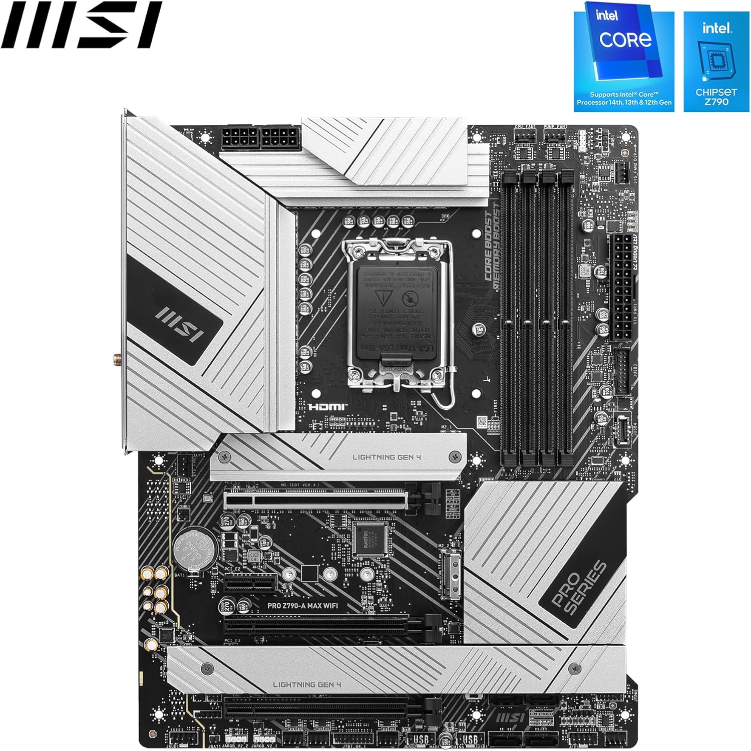 MSI PRO Z790-A MAX WiFi ProSeries Motherboard