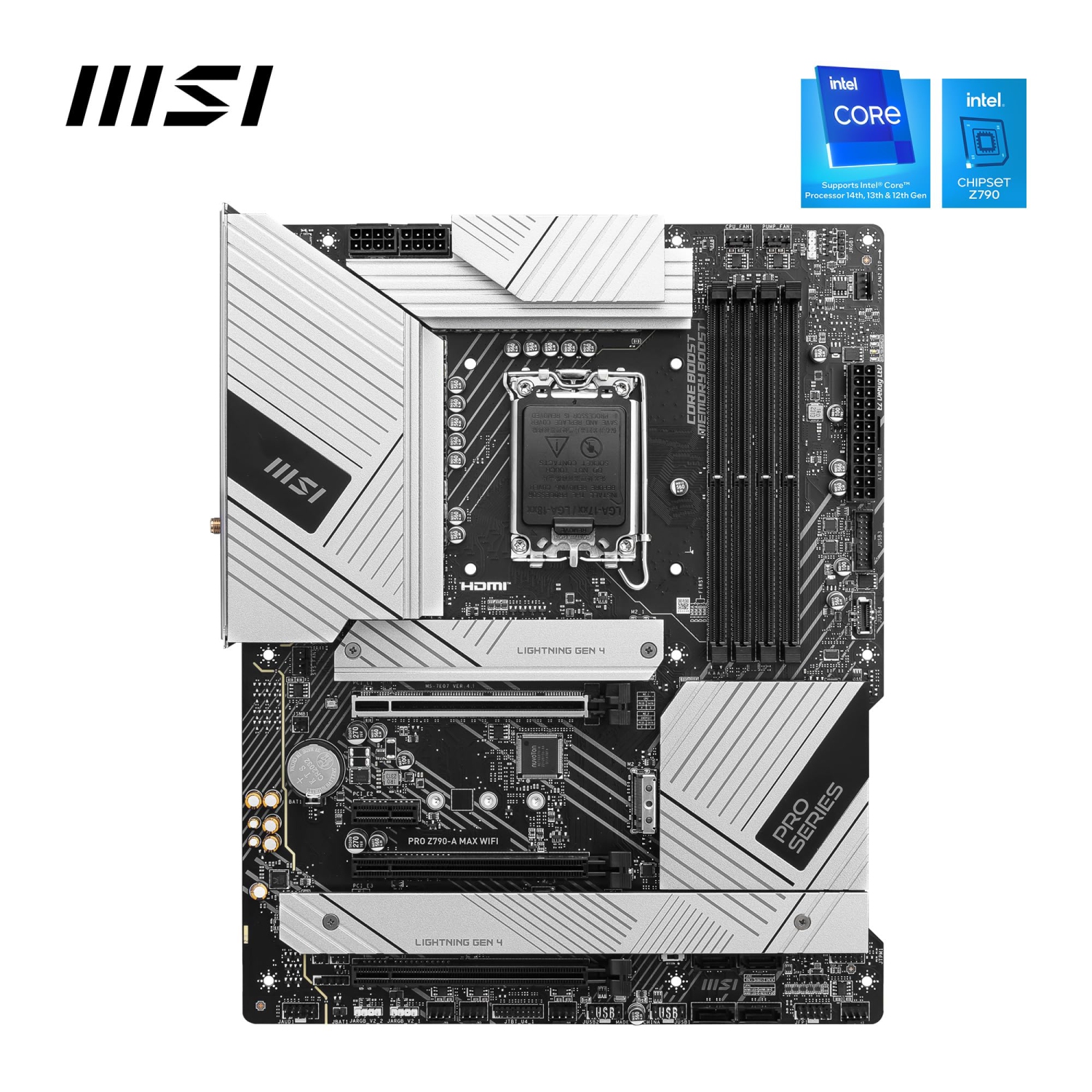 MSI PRO Z790-A MAX WiFi ProSeries Motherboard (Supports 12th