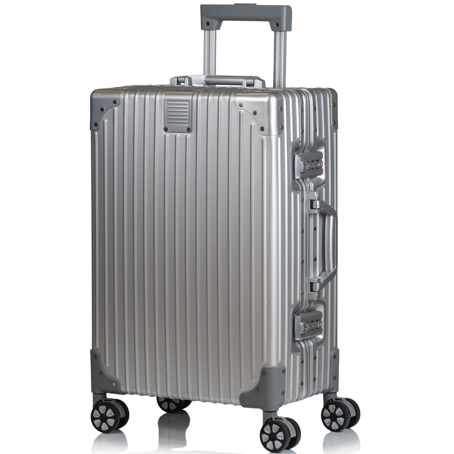 CHAMPS Elite Collection Aluminum Carry-on Luggage Case