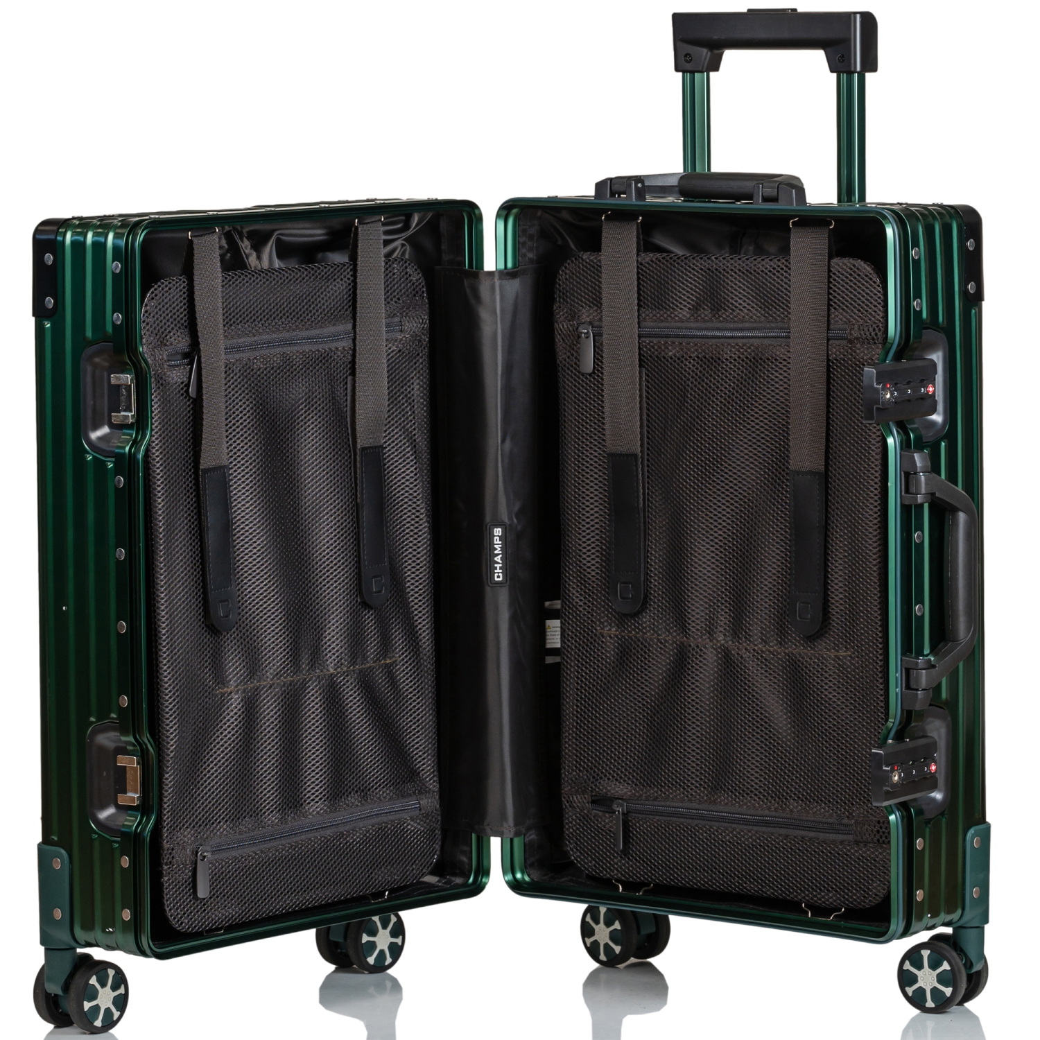 CHAMPS Elite Collection Aluminum Carry-on Luggage Case