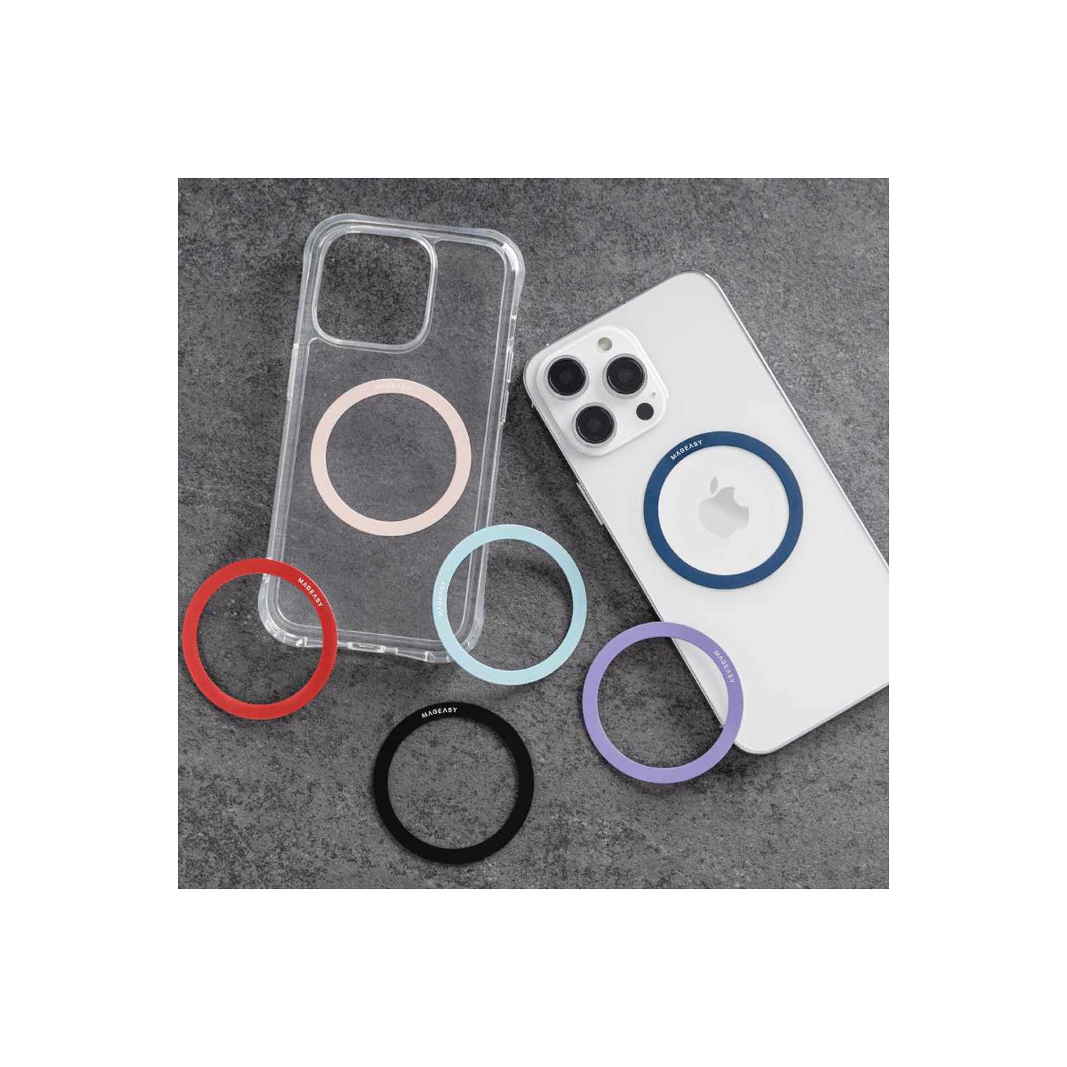 SwitchEasy MagEasy Hoop MagSafe Ring Black