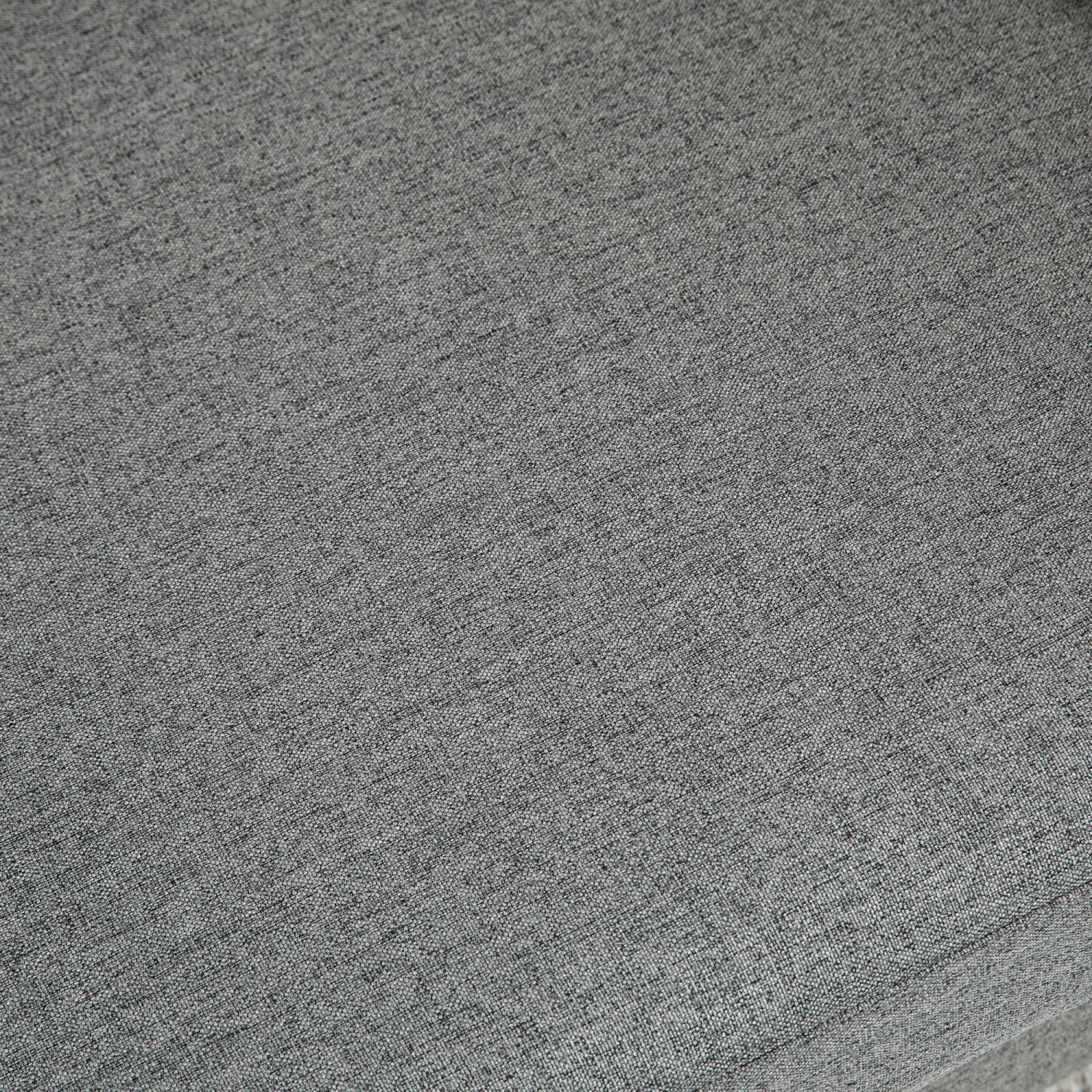 HOMCOM – Causeuse 56 po, canapé 2 places rembourré avec accoudoirs et pattes en bois pour le salon, la chambre à coucher, gris