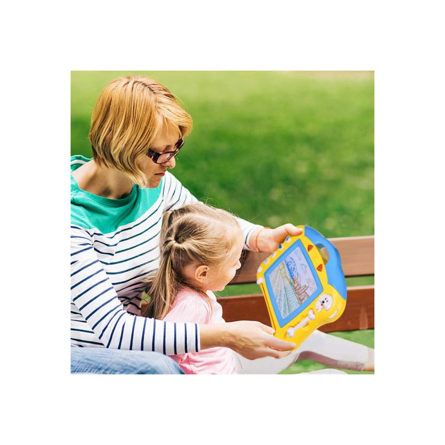 Fun Little Toys 2in1 Magnetic Drawing Board Kit