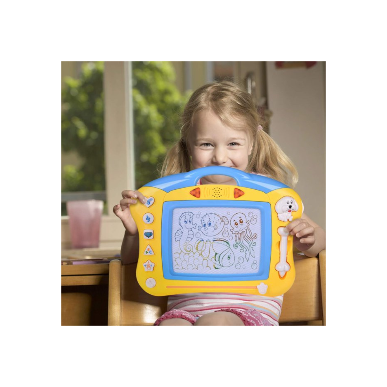 Fun Little Toys 2in1 Magnetic Drawing Board Kit