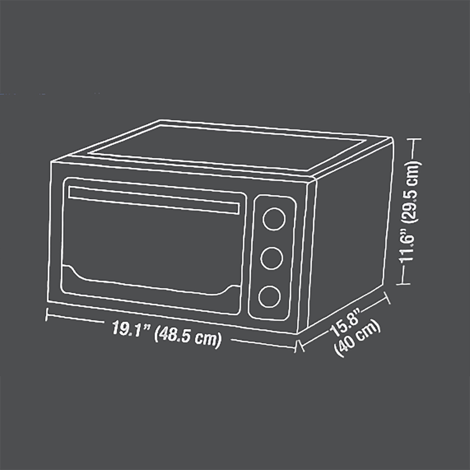 Toastess - Toaster Oven and Air Fryer, 6 Slice Capacity, Adjustable Temperature, Stainless Steel