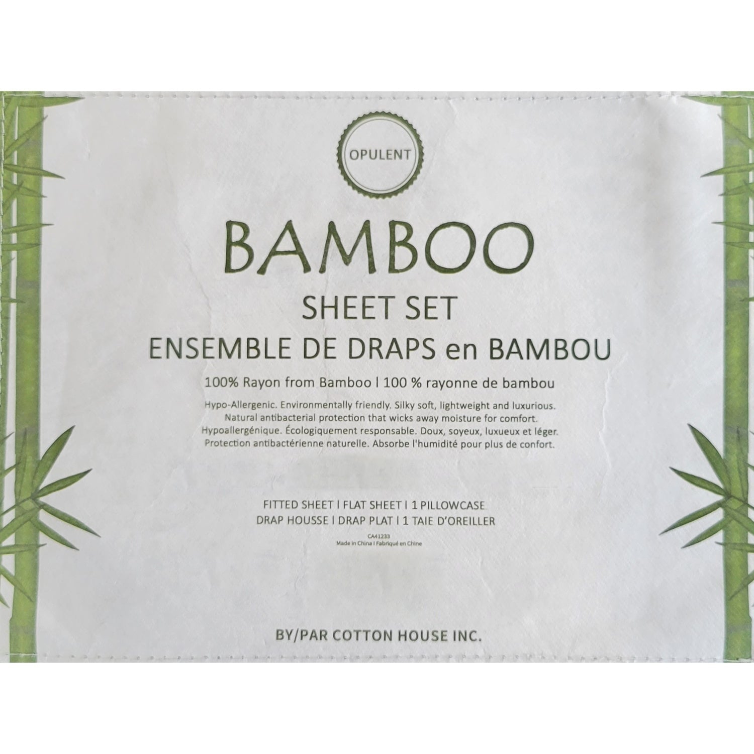 Coton House - Ensemble de draps en bambou, hypoallergénique, lit simple, gris foncé