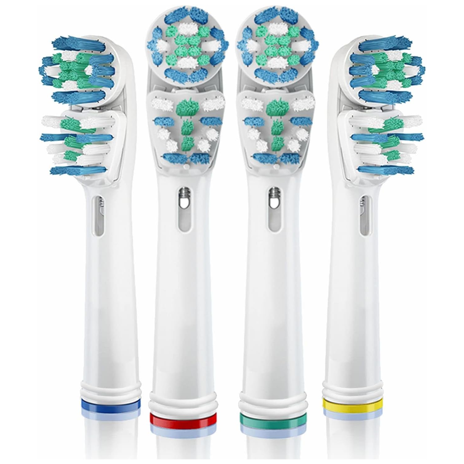 Arable 4 Pcs Toothbrush Heads For Oral B Electric Toothbrushes, Dual Clean Oral B Toothbrush Heads Compatible With Braun Oral B Replacement Heads Vitality Floss Action