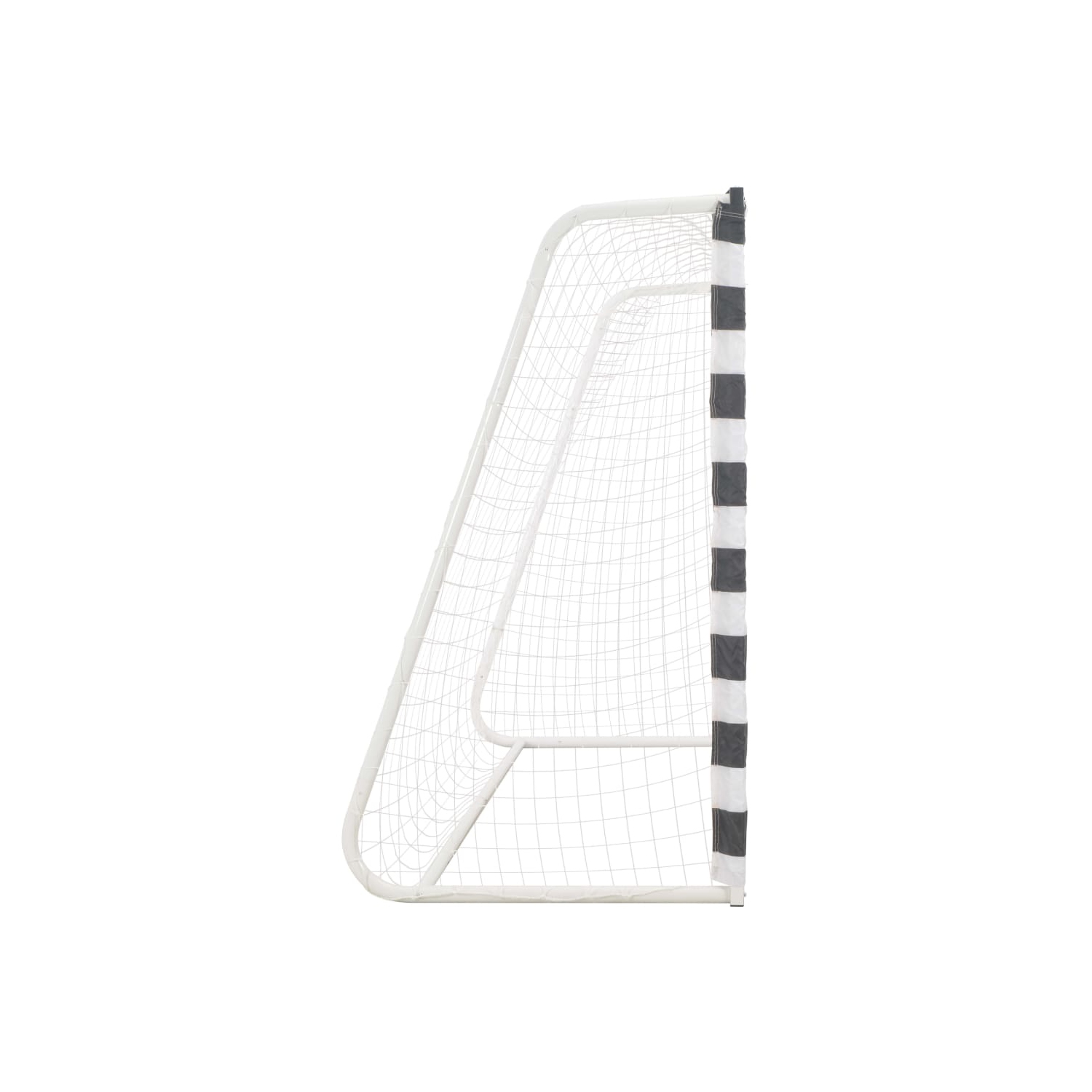 vidaXL Soccer Goal 300x160x90 cm Metal Black and White
