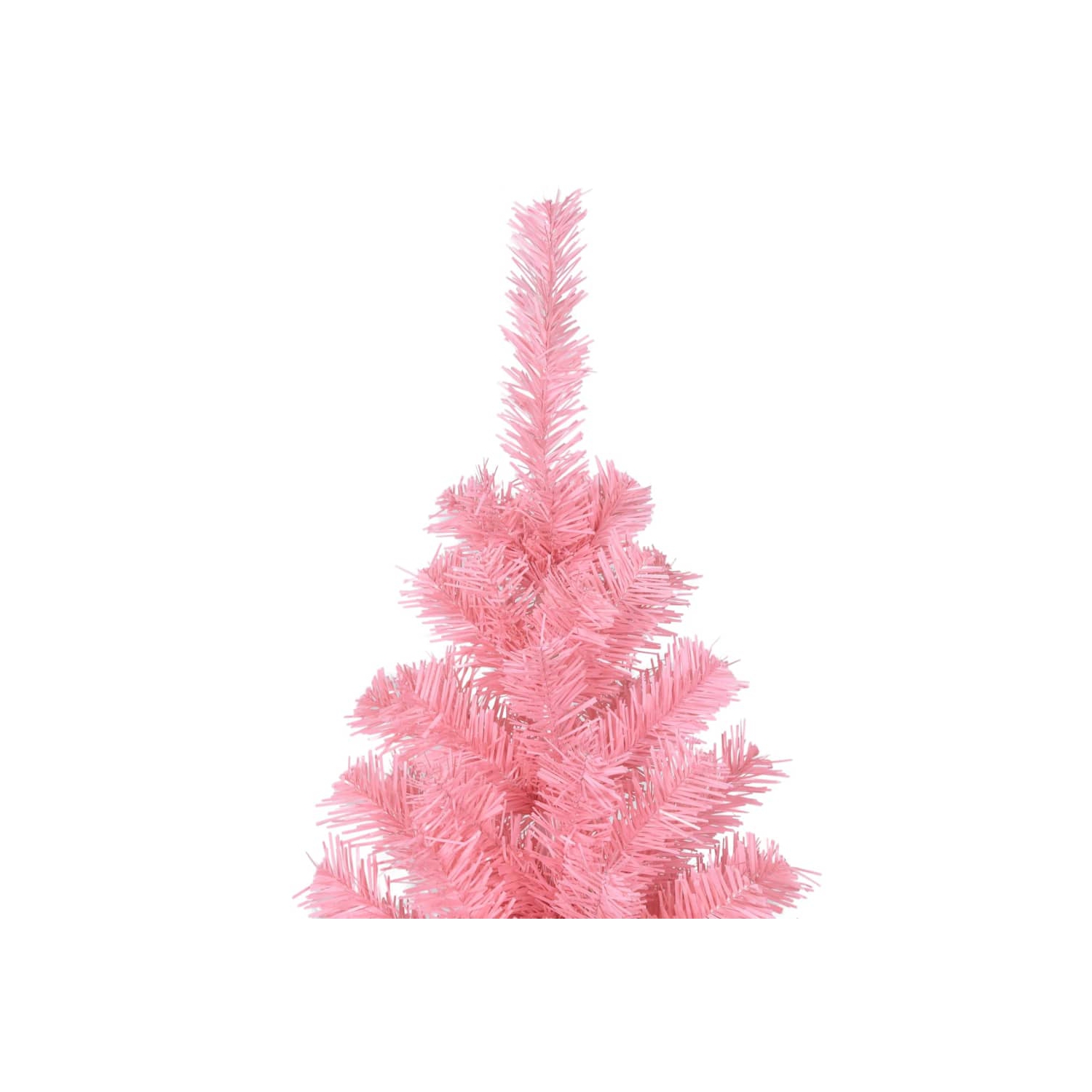 vidaXL Artificial Christmas Tree with Stand Pink 240 cm PVC
