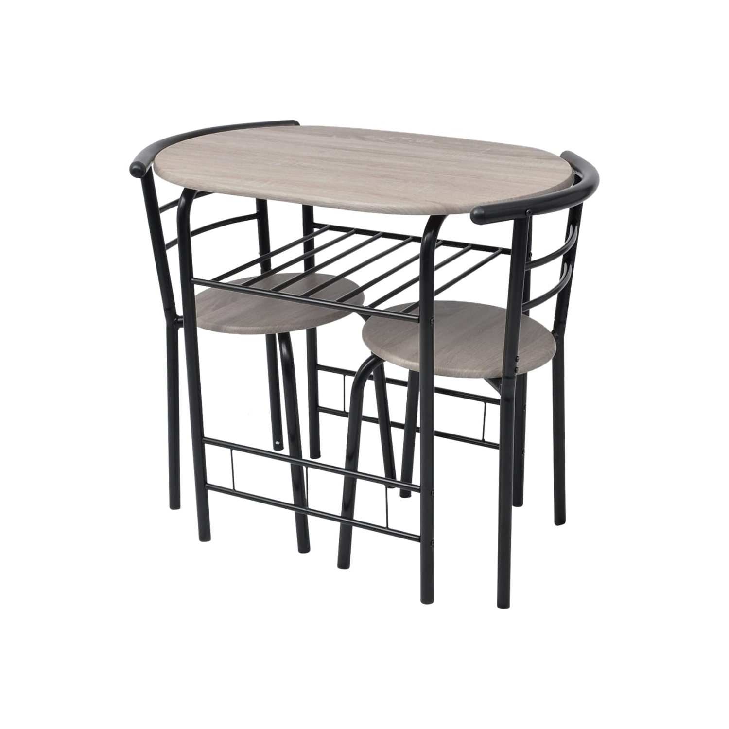 vidaXL Breakfast Bar Set MDF