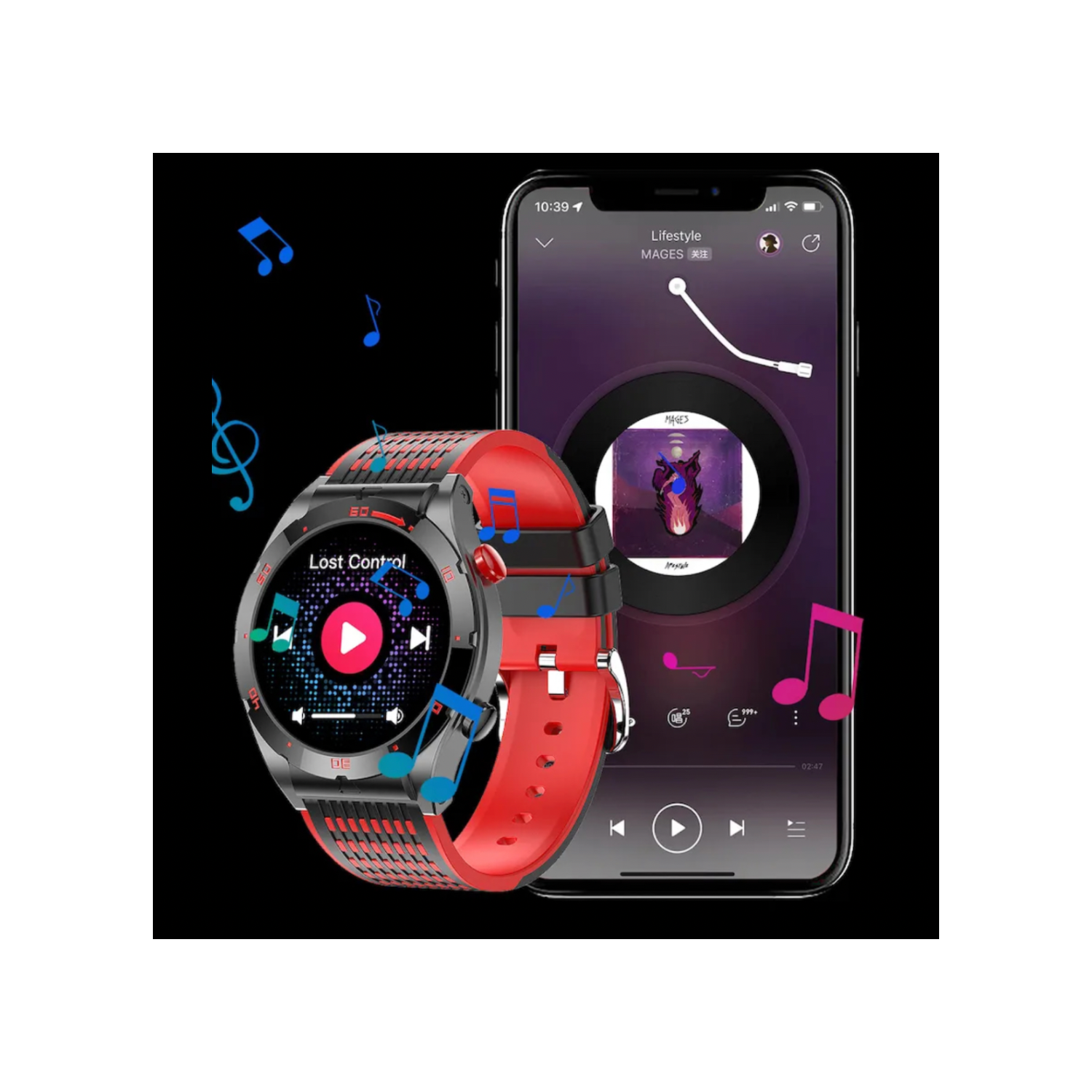 TUTT Sport Smartwatch AMOLED Screen Titanium Alloy BT Call AI Voice | Activity Fitness Tracker Smart Watch for Men Women