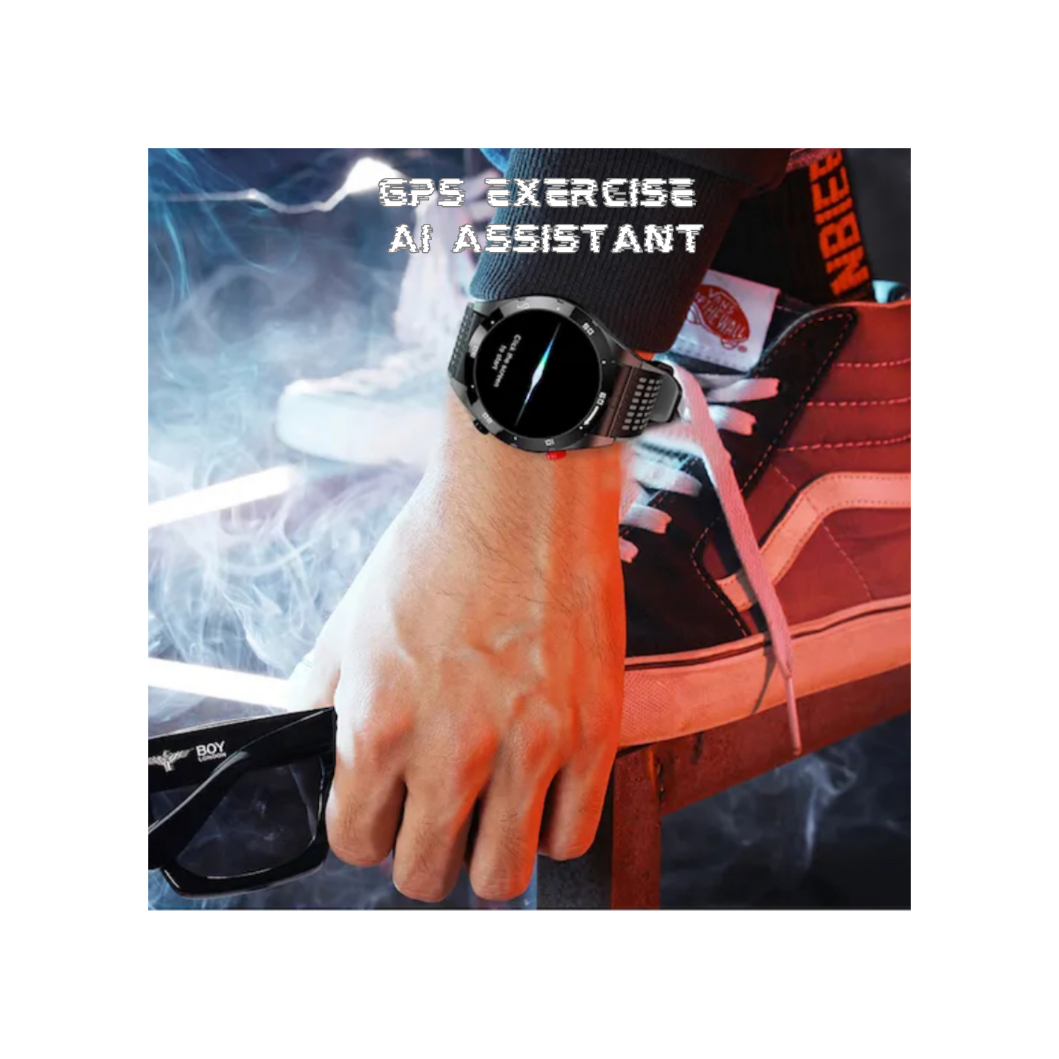 Montre intelligente de TUTT Sport Écran AMOLED Alliage titane BT Appel IA Voix | Activité Moniteur d'activité Montre intelligente pour hommes Femmes