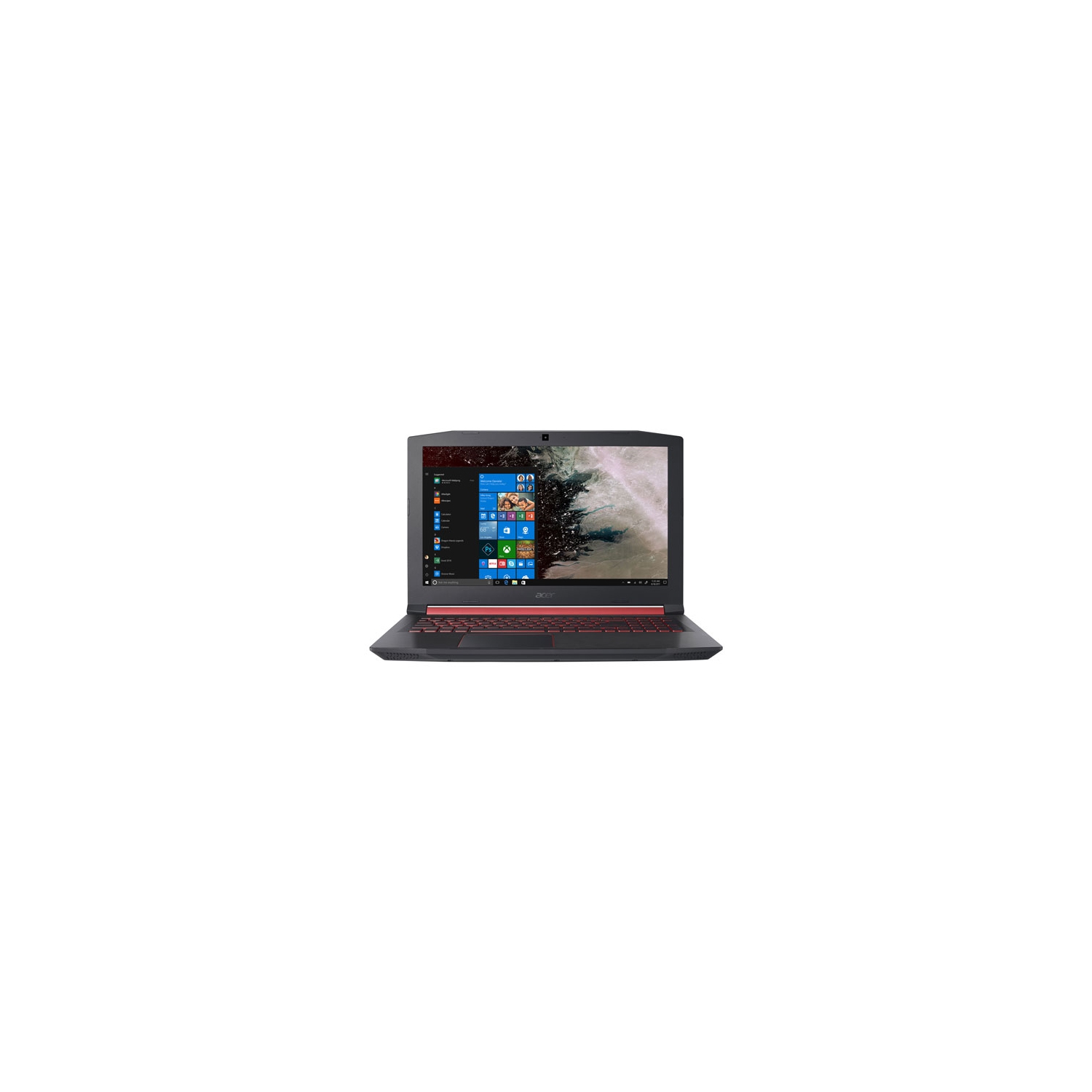 Refurbished (Good) -Acer Nitro 5 15.6" Gaming Laptop -Black/Red (AMD Ryzen 5 2500U/1TB HDD/8GB RAM/AMD Radeon RX 560X)