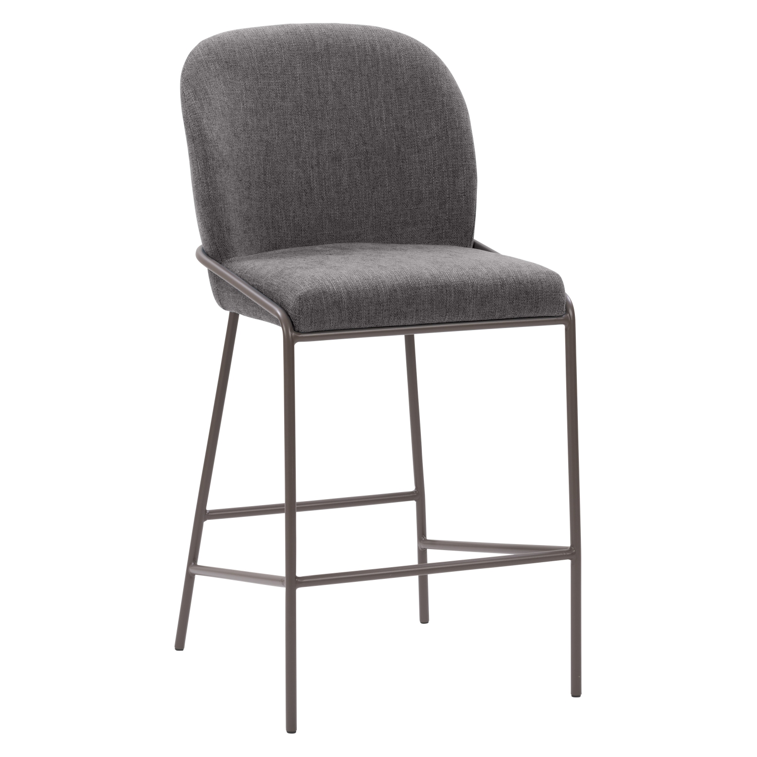 CorLiving Blakeley Dark Grey Counter Height Barstool