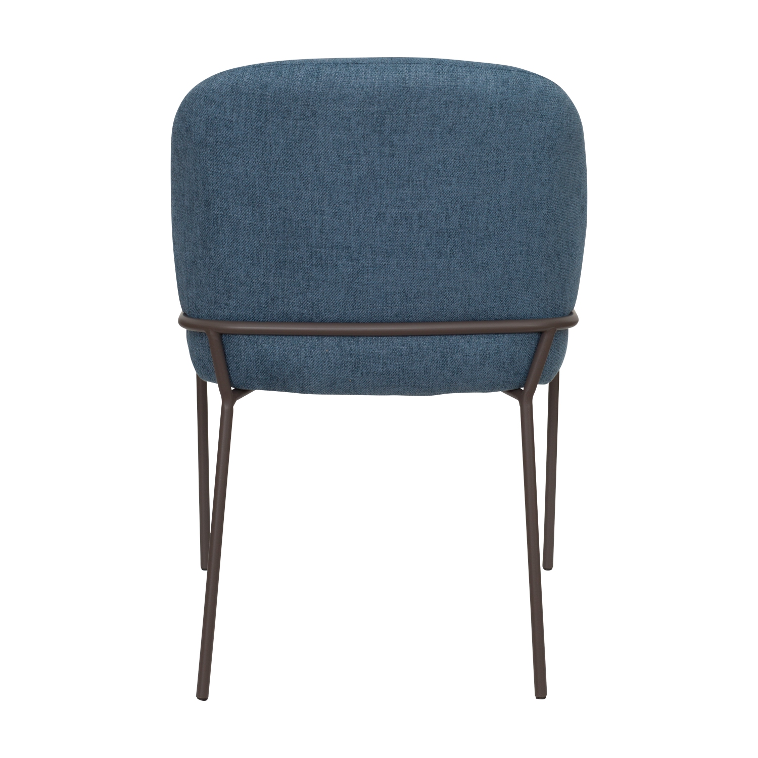 CorLiving Blakeley High Back Modern Upholstered Dining Chairs with Metal Legs, Set of 2