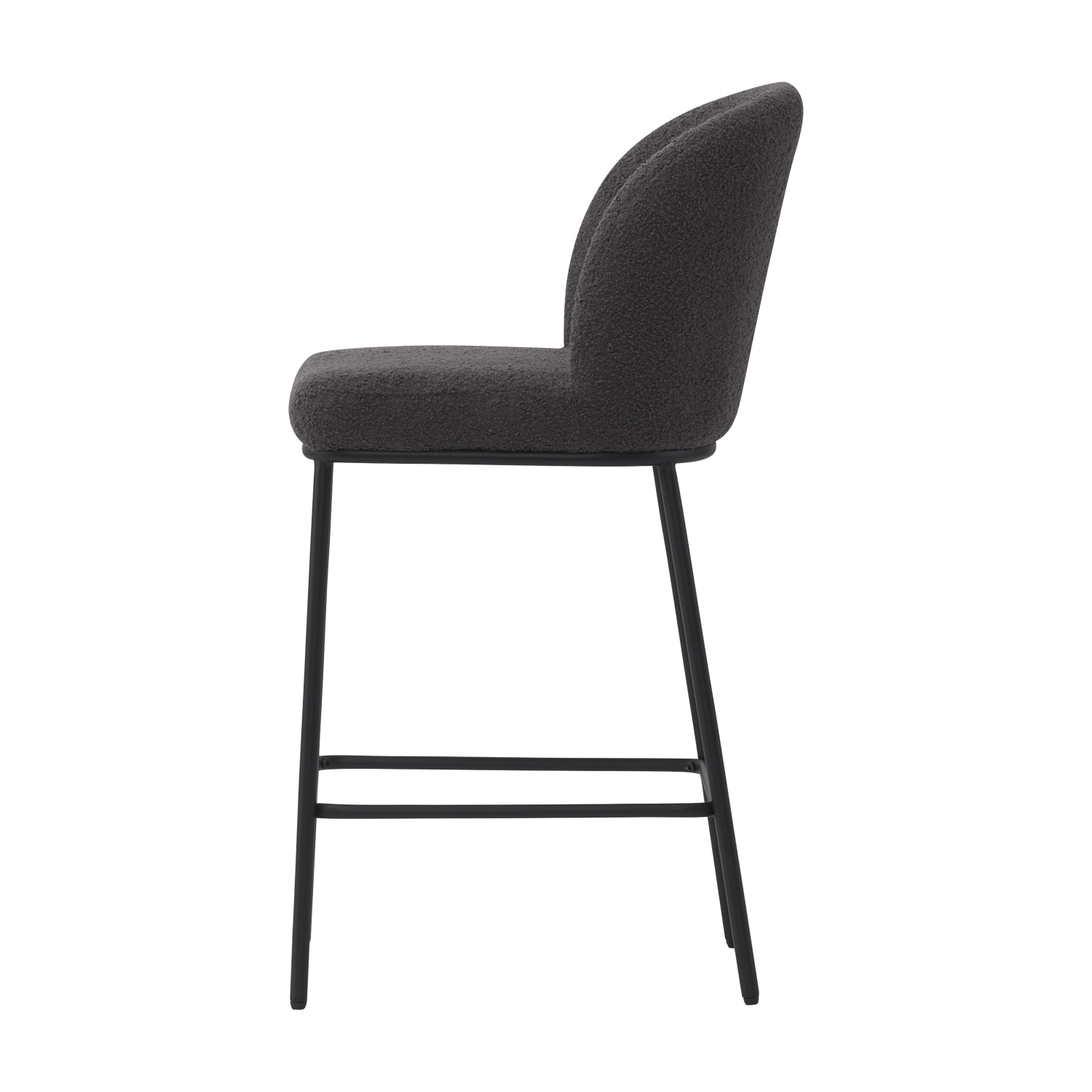 Tabourets de bar en forme de boucle de luxe de CorLiving - Ensemble de 2