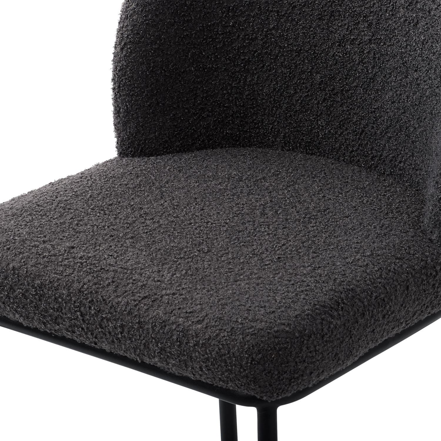 Tabourets de bar en forme de boucle de luxe de CorLiving - Ensemble de 2