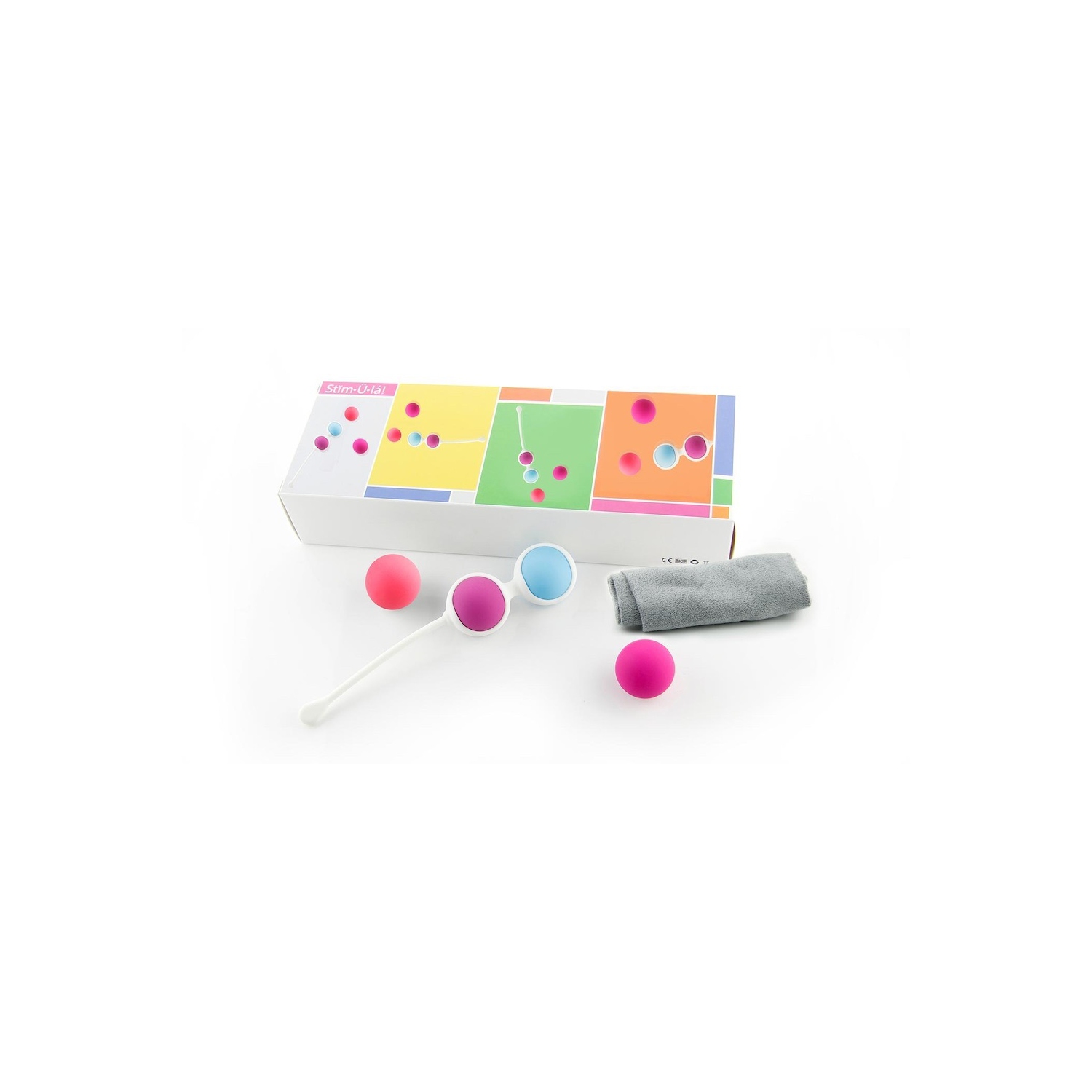 Stimula Artus - The Original Pelvic Floor Ben Wa Vaginal Tightening Kegel Balls, 4 Balls – Delivered in Discreet Packaging – Multiple colors