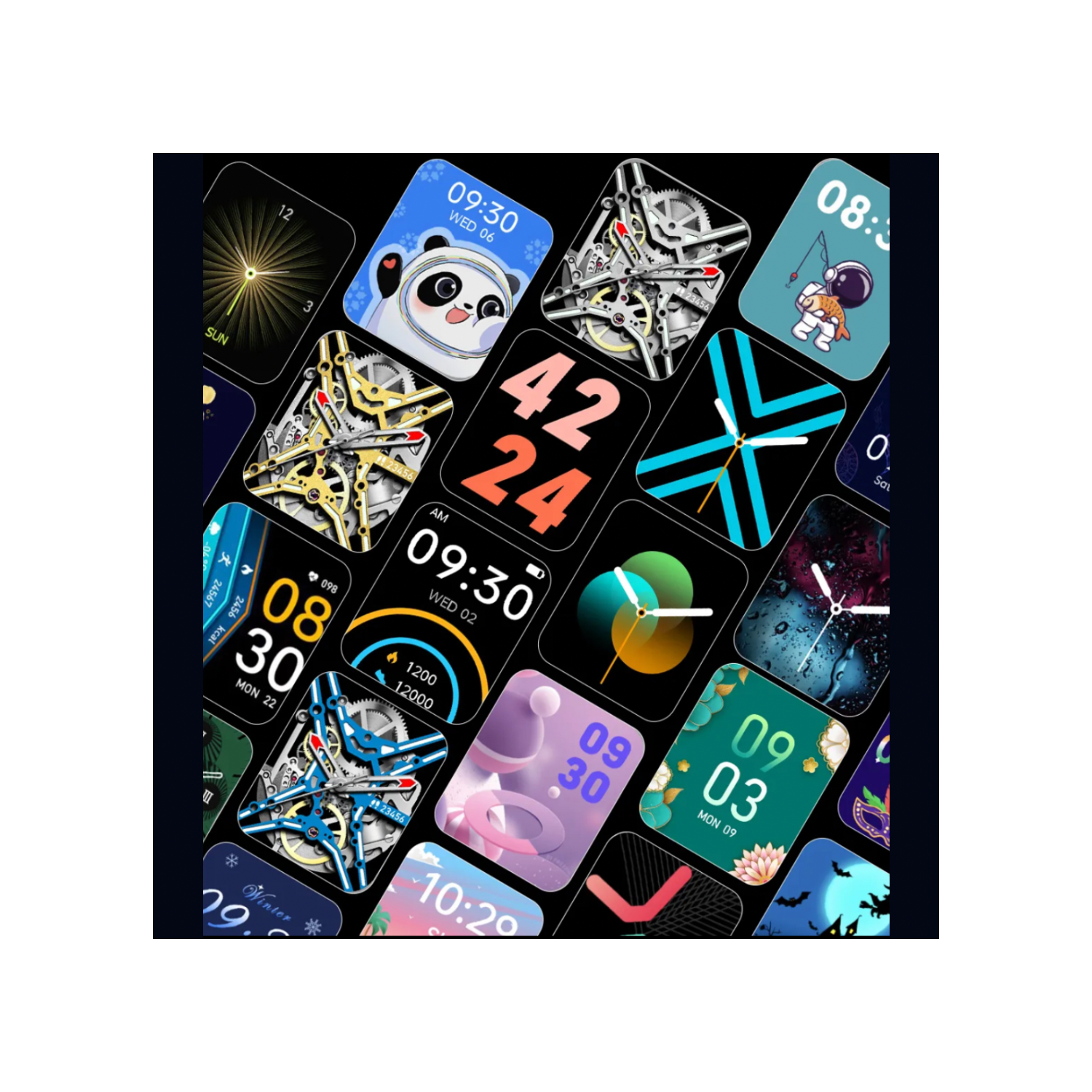 TUTT Smartwatch for Men Women Activity Fitness Tracker Pedometer 1.9" HD Screen | AI Voice | IP67 Waterproof | Health and Sleep Monitoring 128 Memory