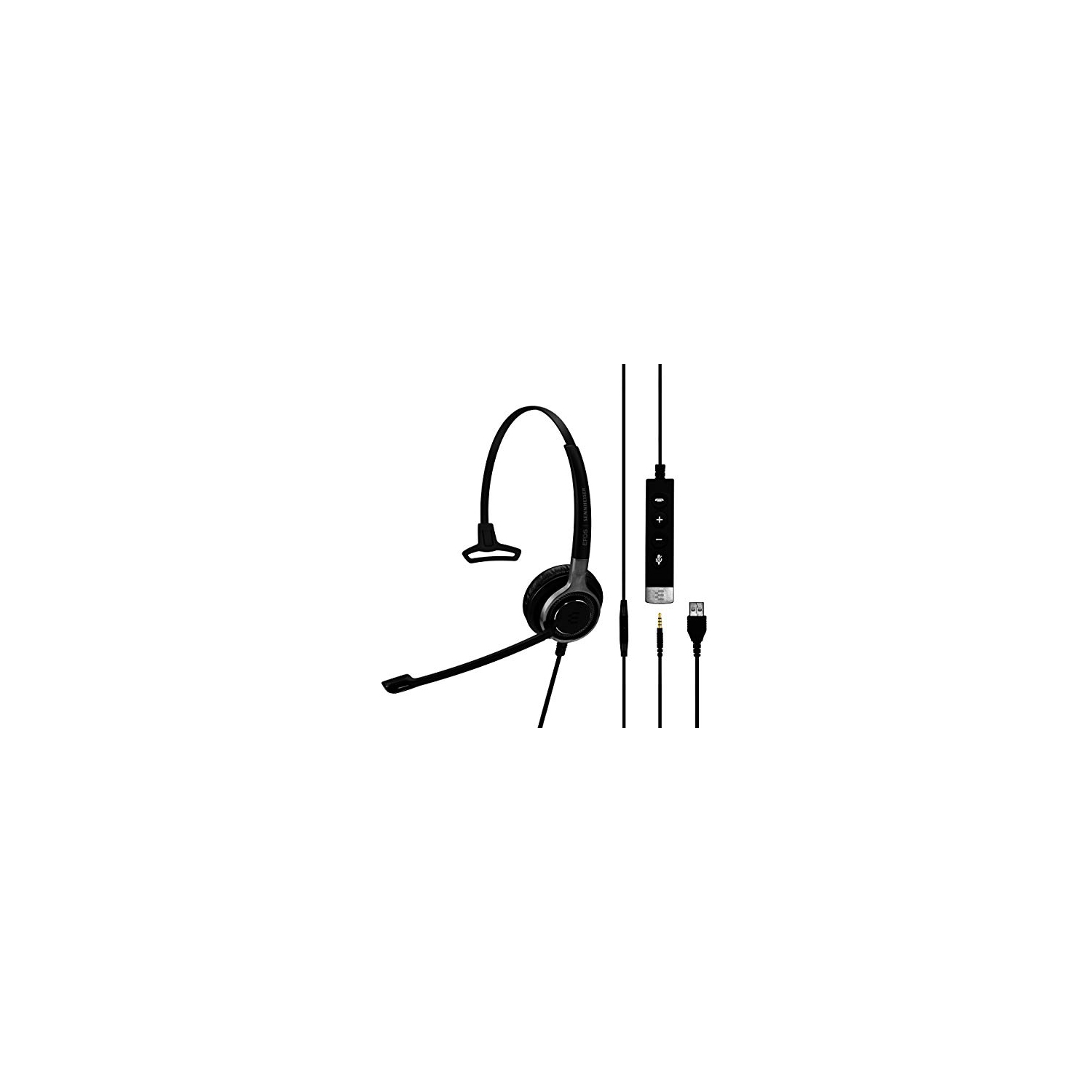 SC 635 USB Single-Sided Business Headset | UC Optimized and Skype for Business | For Mobile Phone, Tablet, Softphone, and PC (Black)