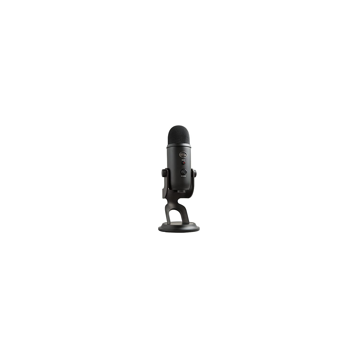 Blue Yeti USB Microphone for PC, Podcast, Gaming, Streaming, Studio, Computer Mic Blackout