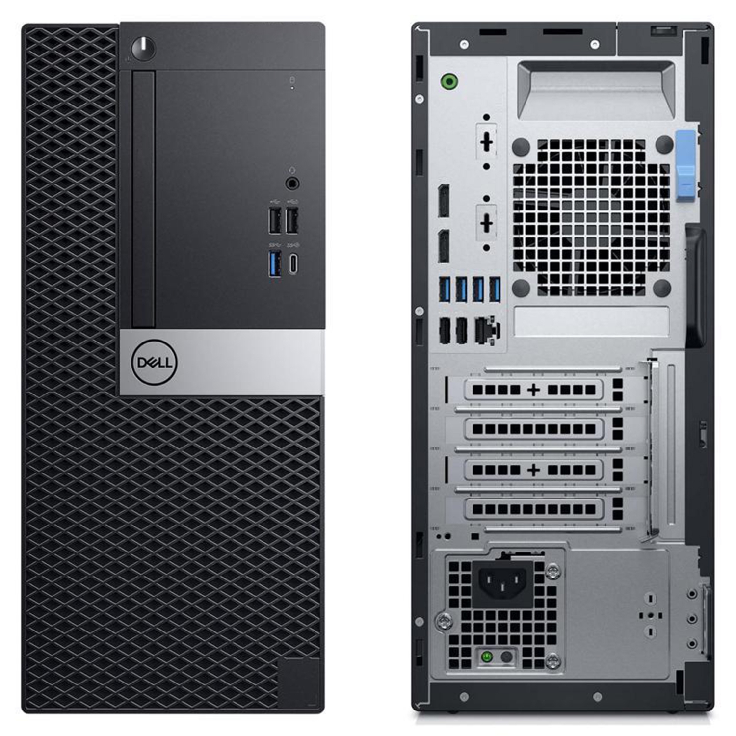 Remis à neuf - ordinateur OptiPlex de Dell (Core i7 hexacoeur 8th gén. d'Intel/SSD NVMe 1&nbsp;To/RAM 16&nbsp;Go/Win 11 Pro) - Noir