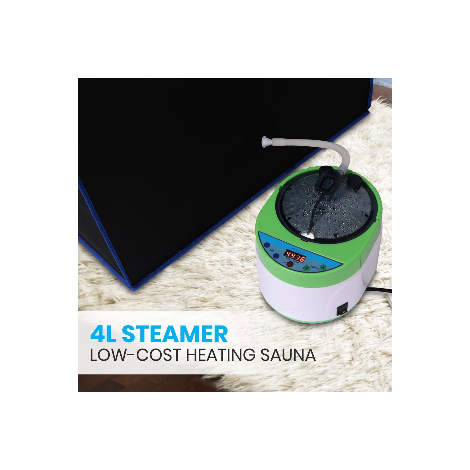 Portable Steam Home Sauna - Personal In-Home Detox Spa Steam Therapy Heated Sauna