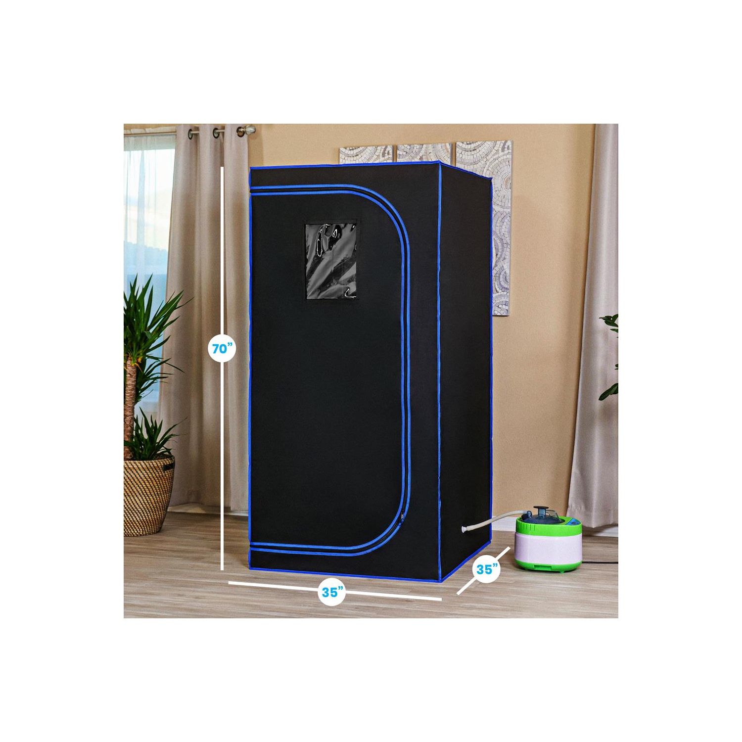 Portable Steam Home Sauna - Personal In-Home Detox Spa Steam Therapy Heated Sauna