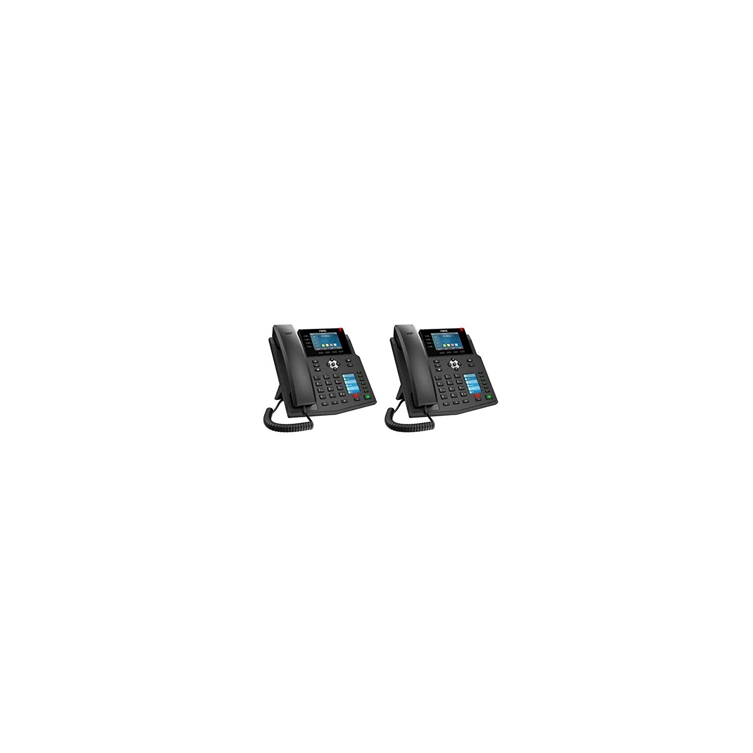 X5U 2-Units High-End IP Phone 16 SIP Lines Dual Gigabit Port PoE Integrated