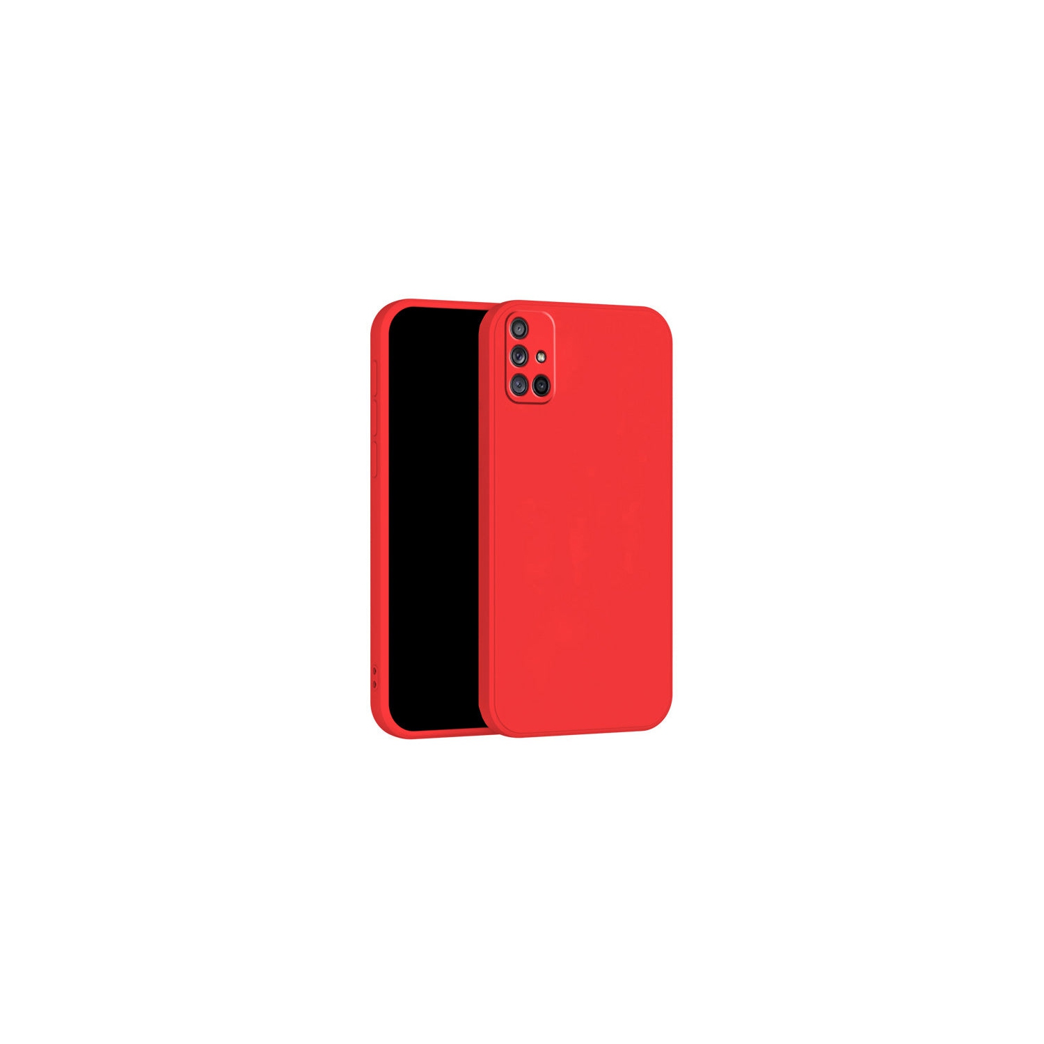 Étui souple rouge mat de PANDACO pour Galaxy A51 4G de Samsung