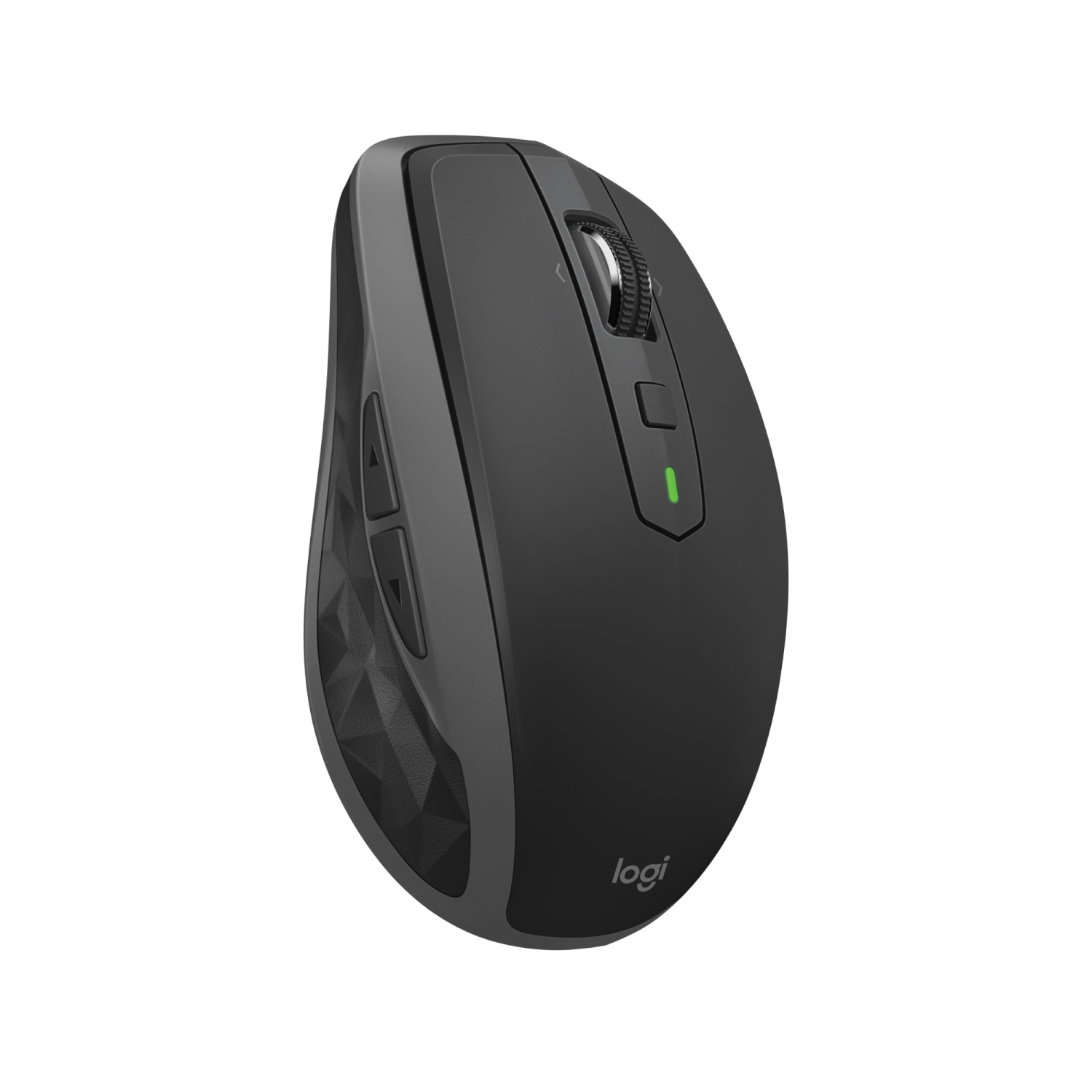 Logitech MX Anywhere 2S Wireless Mouse Use On Any Surface, Hyper-Fast Scrolling, Rechargeable, Control Up to 3 Apple Mac