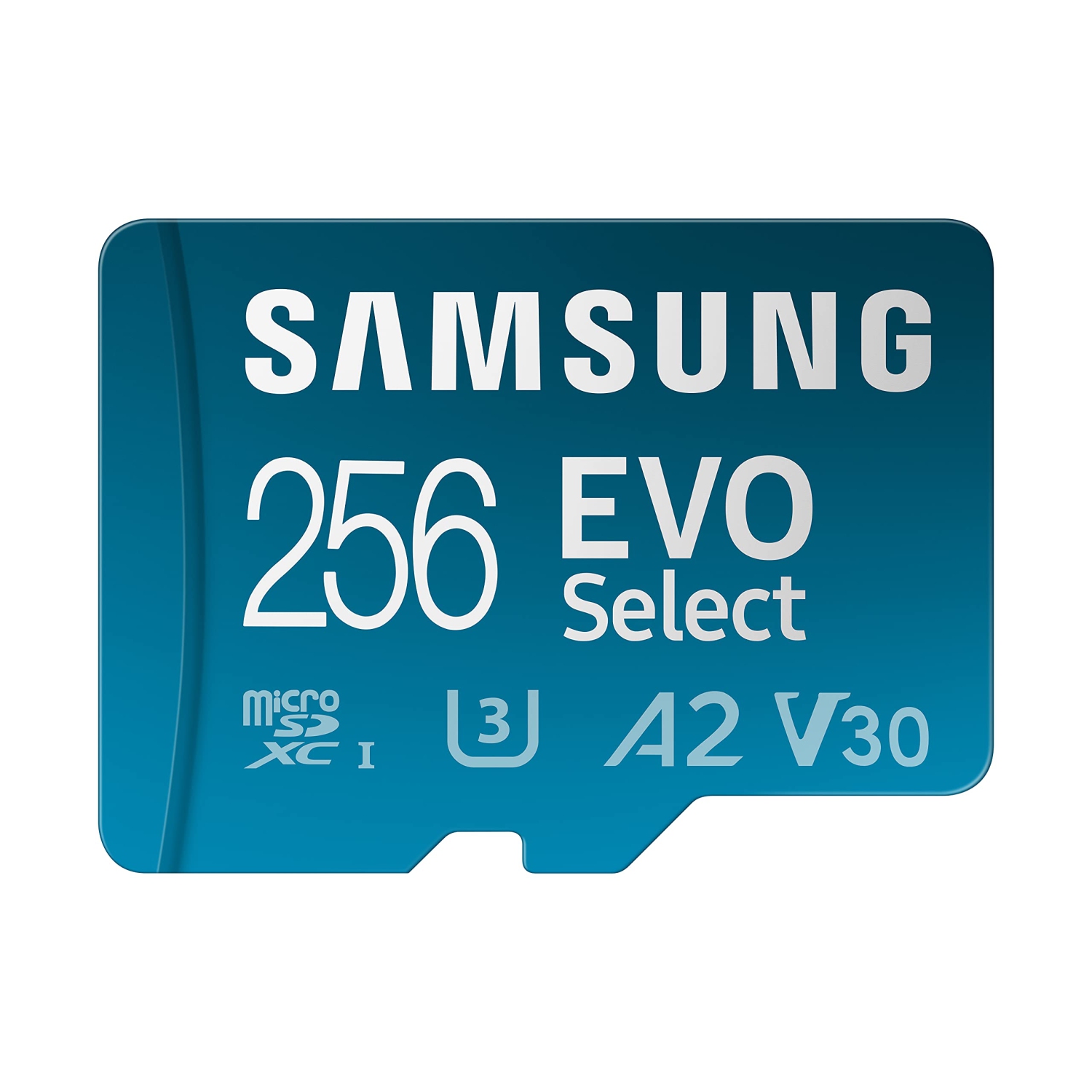 Samsung EVO Select 256GB microSDXC 130MB/s Micro SD Memory Card with Adapter (MB-ME256KA)