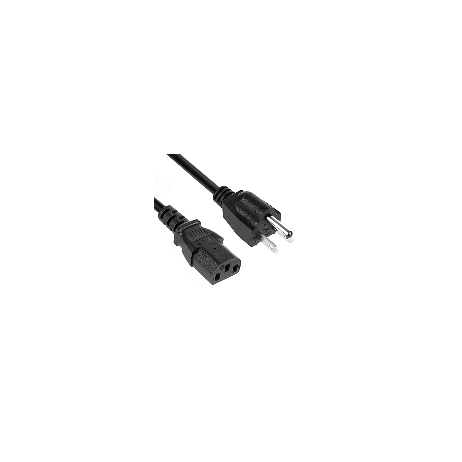 Power Cord Compatible Samsung Plasma TV, ION Speaker, Dynex TV Panasonic Sony Philips Sanyo LG TV 6ft 3 Prong Universal Power Cable Replacement