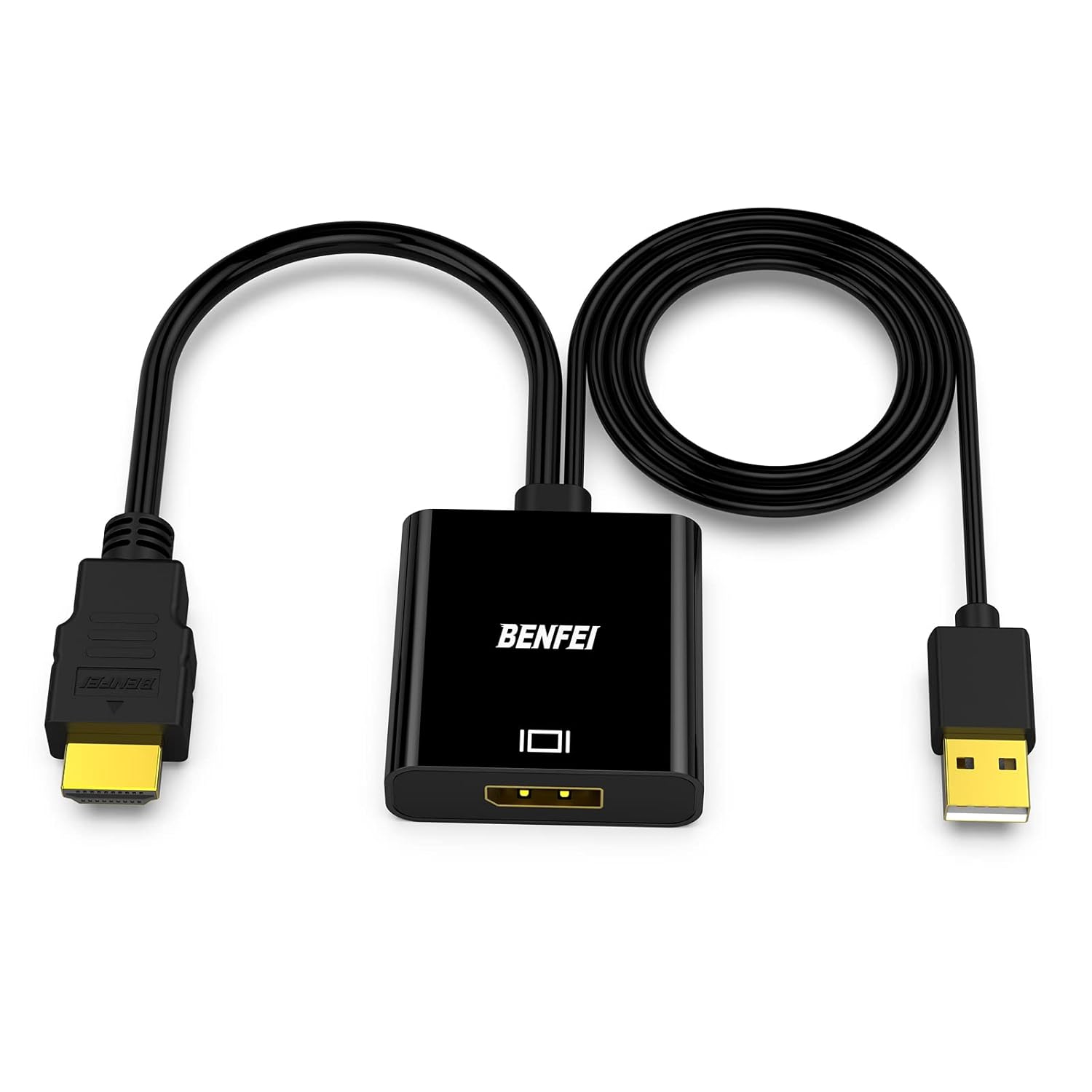 BENFEI HDMI to DisplayPort Adapter, 4K@60Hz, Uni-Directional for Laptop, Xbox, PS4