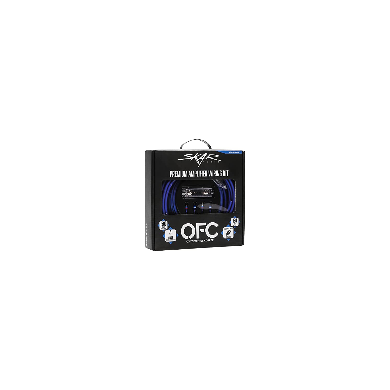 4 Gauge OFC Complete Amplifier Installation Wiring Kit, SKAR4ANL-OFC