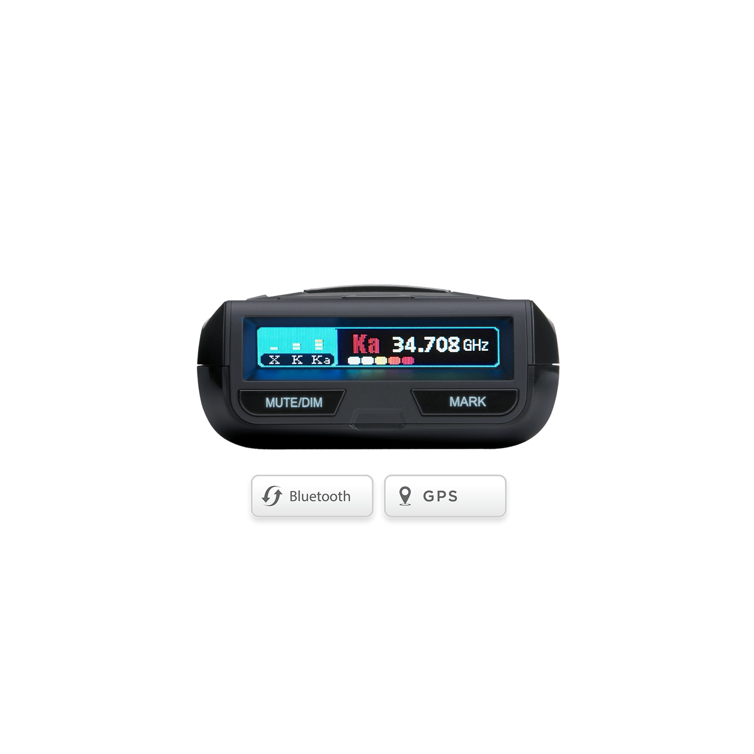 Détecteur de radar R3 d'Uniden – Détection laser longue portée, GPS intégré, affichage OLED, alertes vocales, avertissements de caméra de vitesse et