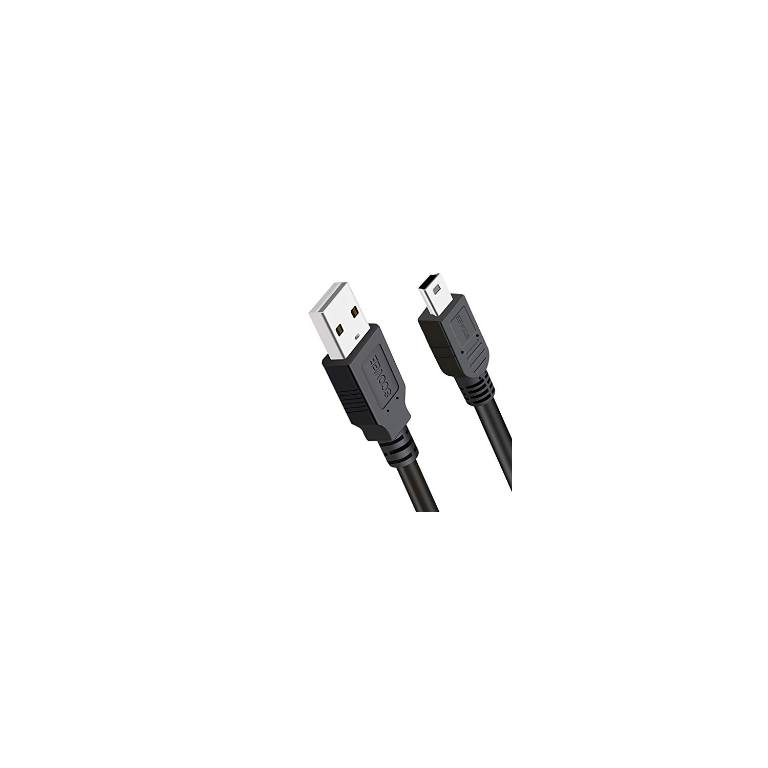 Mini USB Cable Type A to Mini B Charger Cord for PS3 Controller,MP3 Players,Dash Cam,Canon Camera,SatNav,Garmin Nuvi,Playstation-3,USB Mini-B