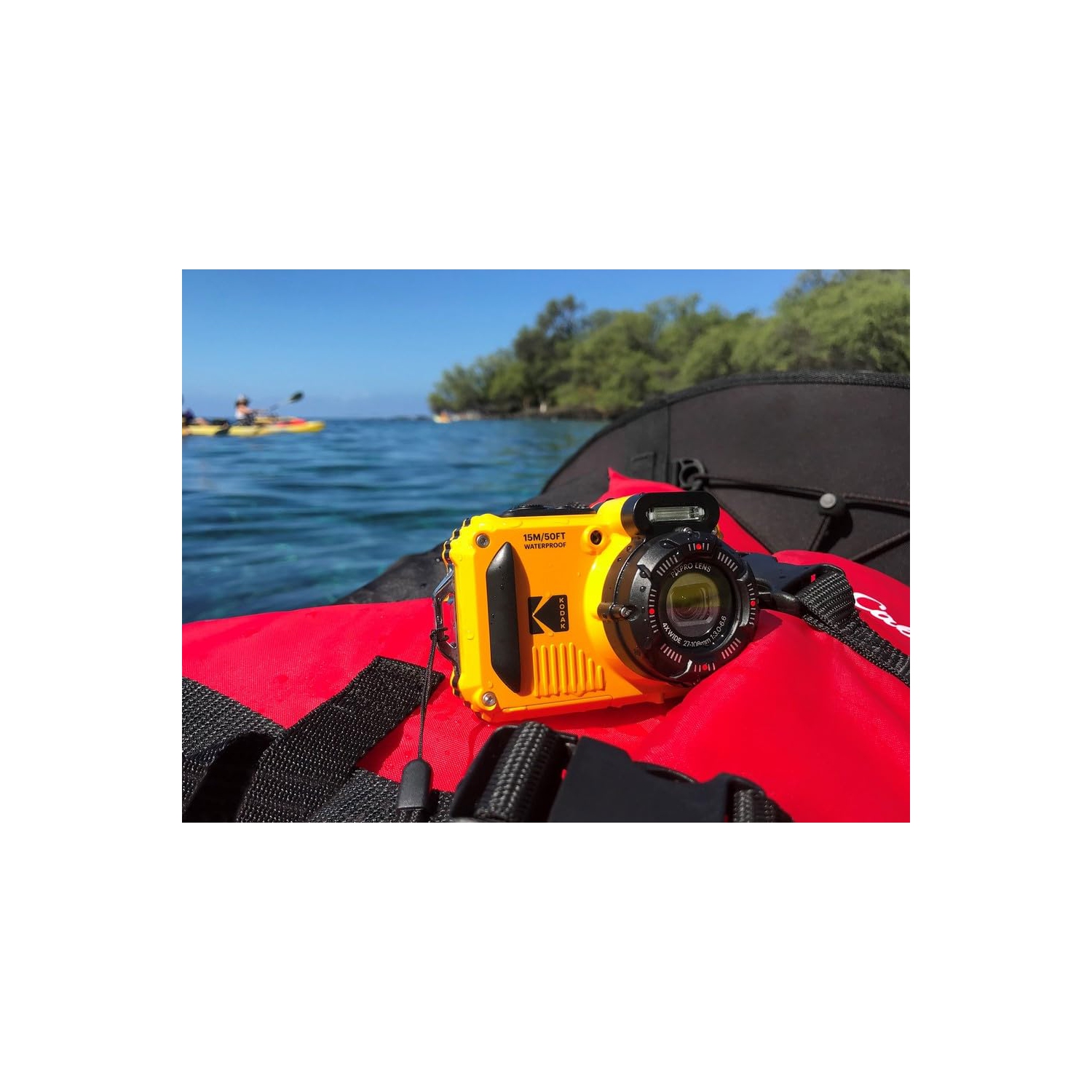 KODAK PIXPRO WPZ2 Rugged Waterproof Shockproof Dustproof WiFi Digital Camera 16MP 4X Optical Zoom 1080P Full HD Video Vlogging Camera 2.7" LCD