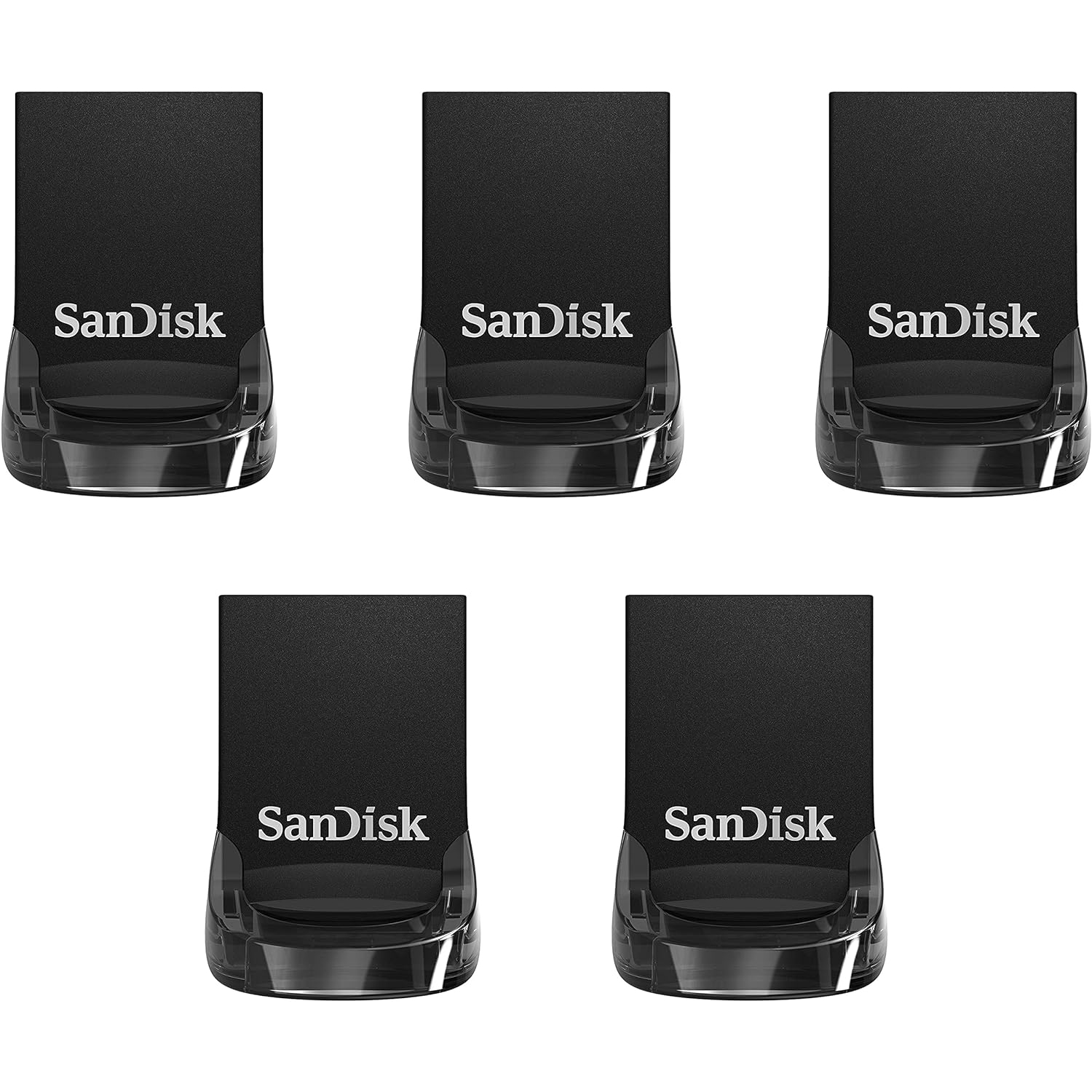 Paquet de 5 clés USB 3,1 Ultra Fit 64&nbsp;Go de SanDisk - SDCZ430-064G-B5CT