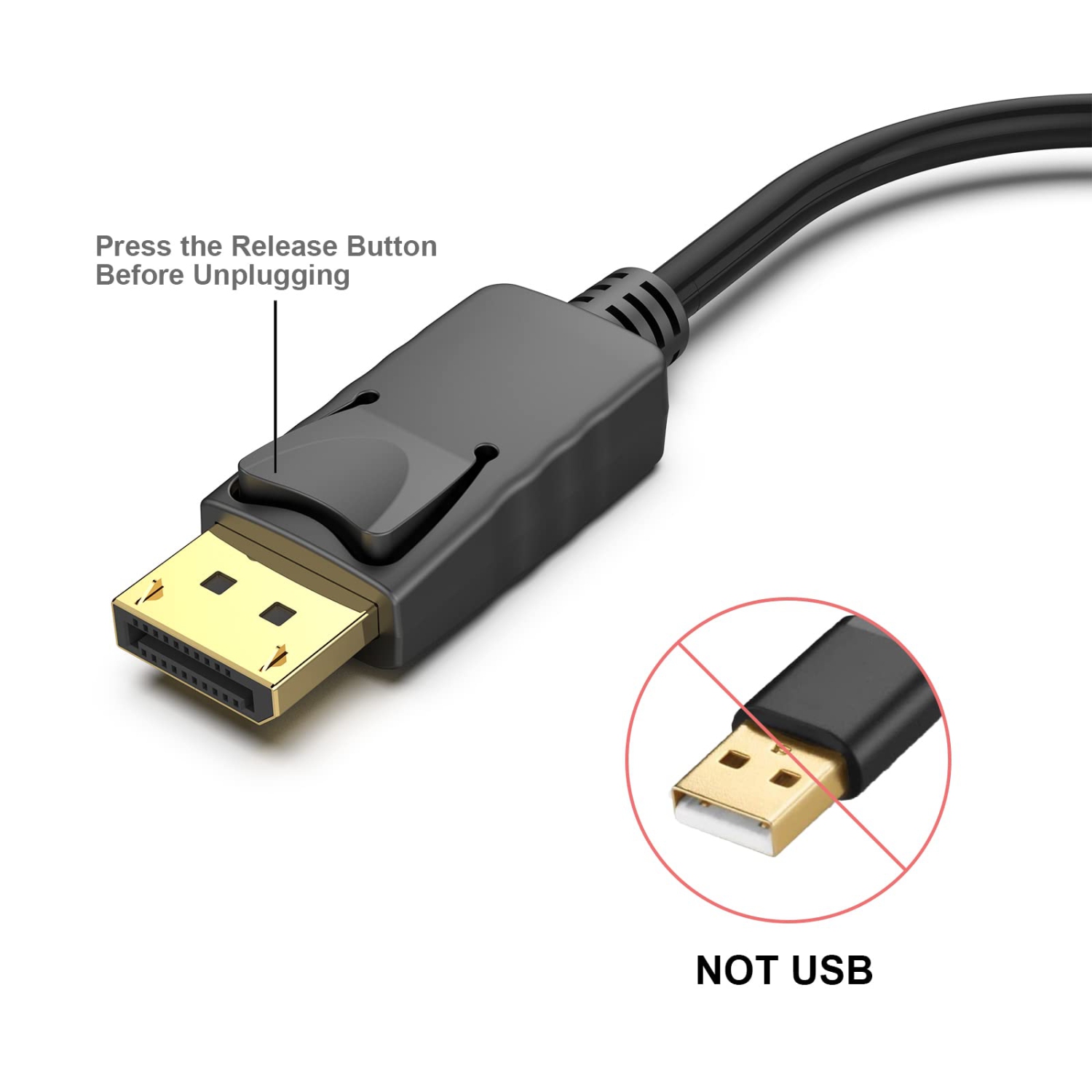 BENFEI 4K DisplayPort to HDMI Adapter, Gold-Plated, Male to Female for Lenovo, Dell, HP