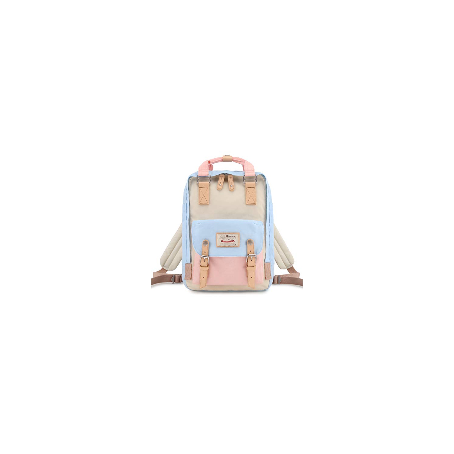 Backpack/Waterproof Backpack 14.9" College Vintage Travel Bag for Women14inch Laptop for Student (HM-38#)