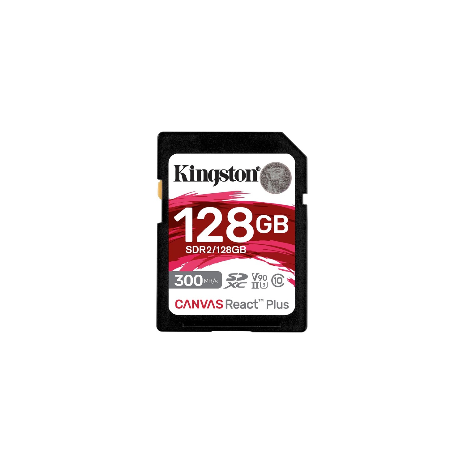 Kingston Canvas React Plus 128GB SDXC Card SDR2/128GB