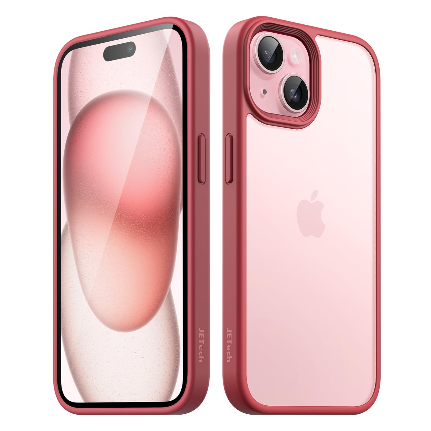 Matte Case for iPhone 15 6.1-Inch, Shockproof Military Grade Drop Protection, Frosted Translucent Back Phone Cover, Anti-Fingerprint